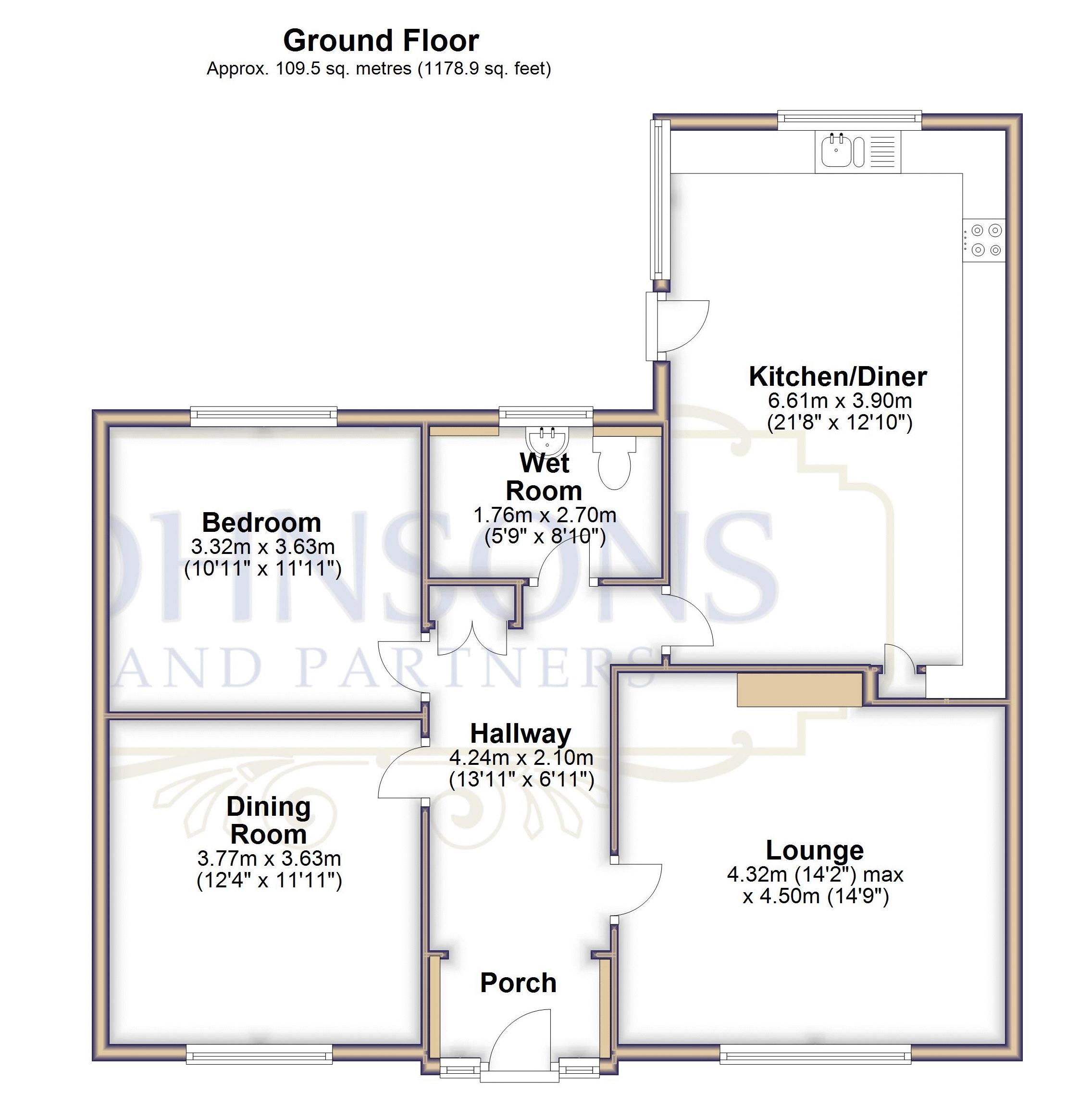 2 Bedrooms Detached bungalow for sale in Willow Wong, Burton Joyce, Nottingham NG14