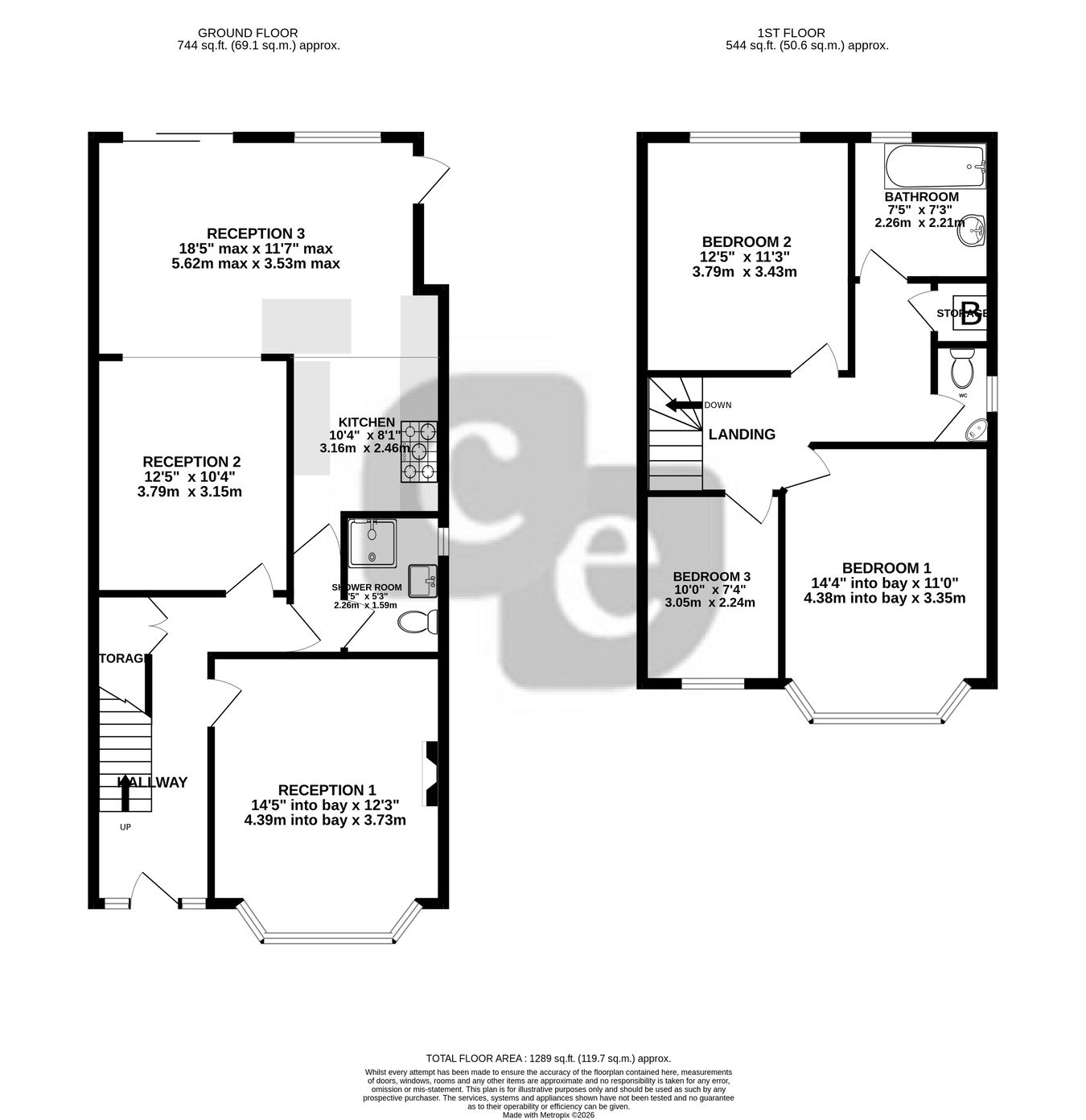 214, Pinner Road, Harrow floorplan