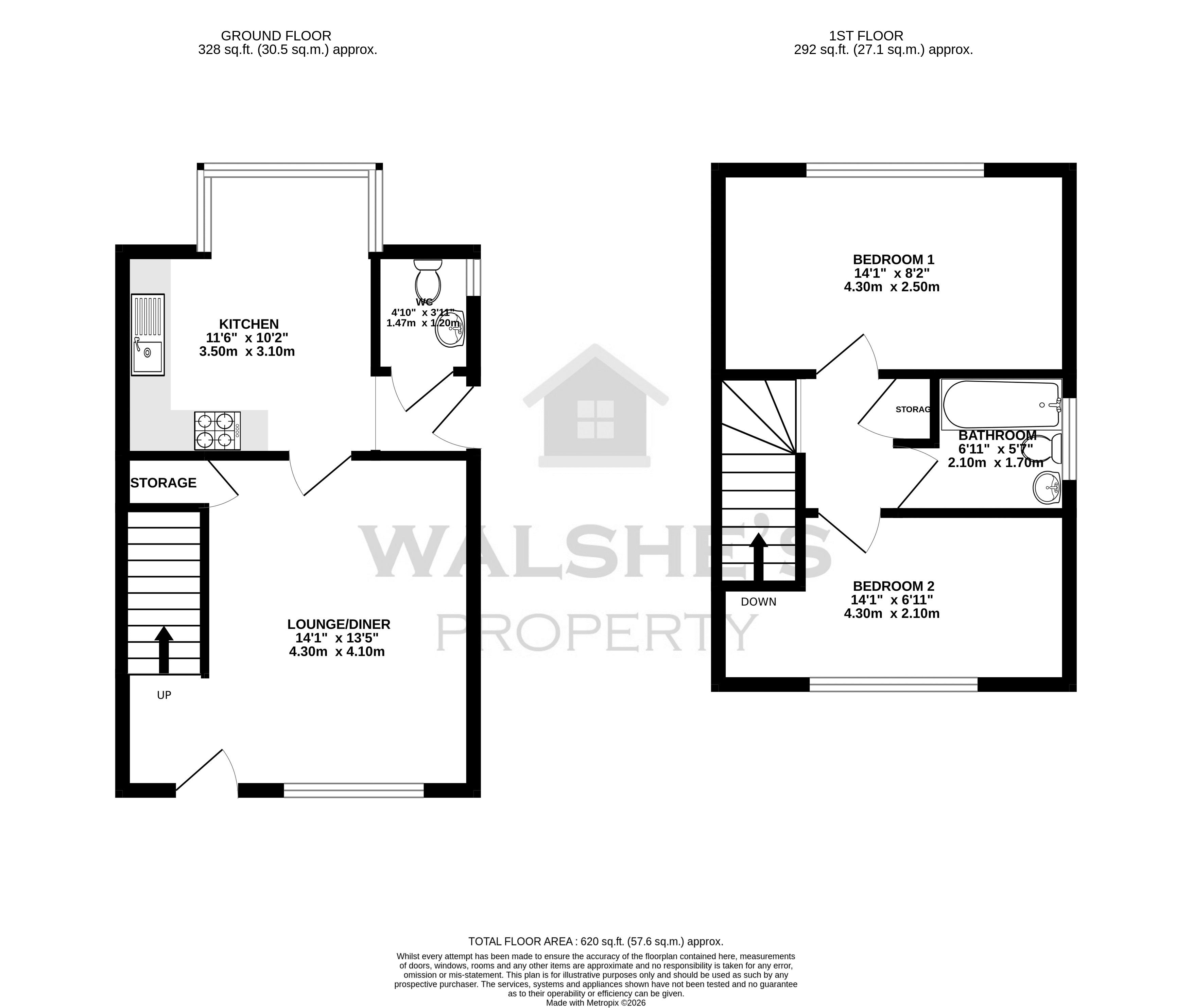 24, Burgon Crescent, Scunthorpe floorplan