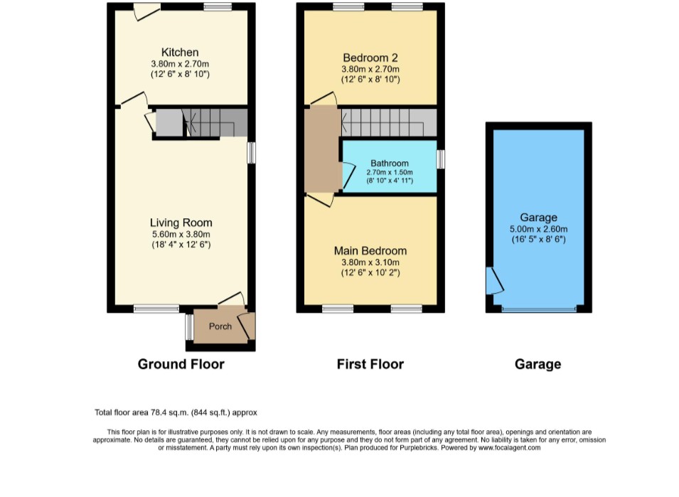 7, Millbank Rise, Wrexham floorplan