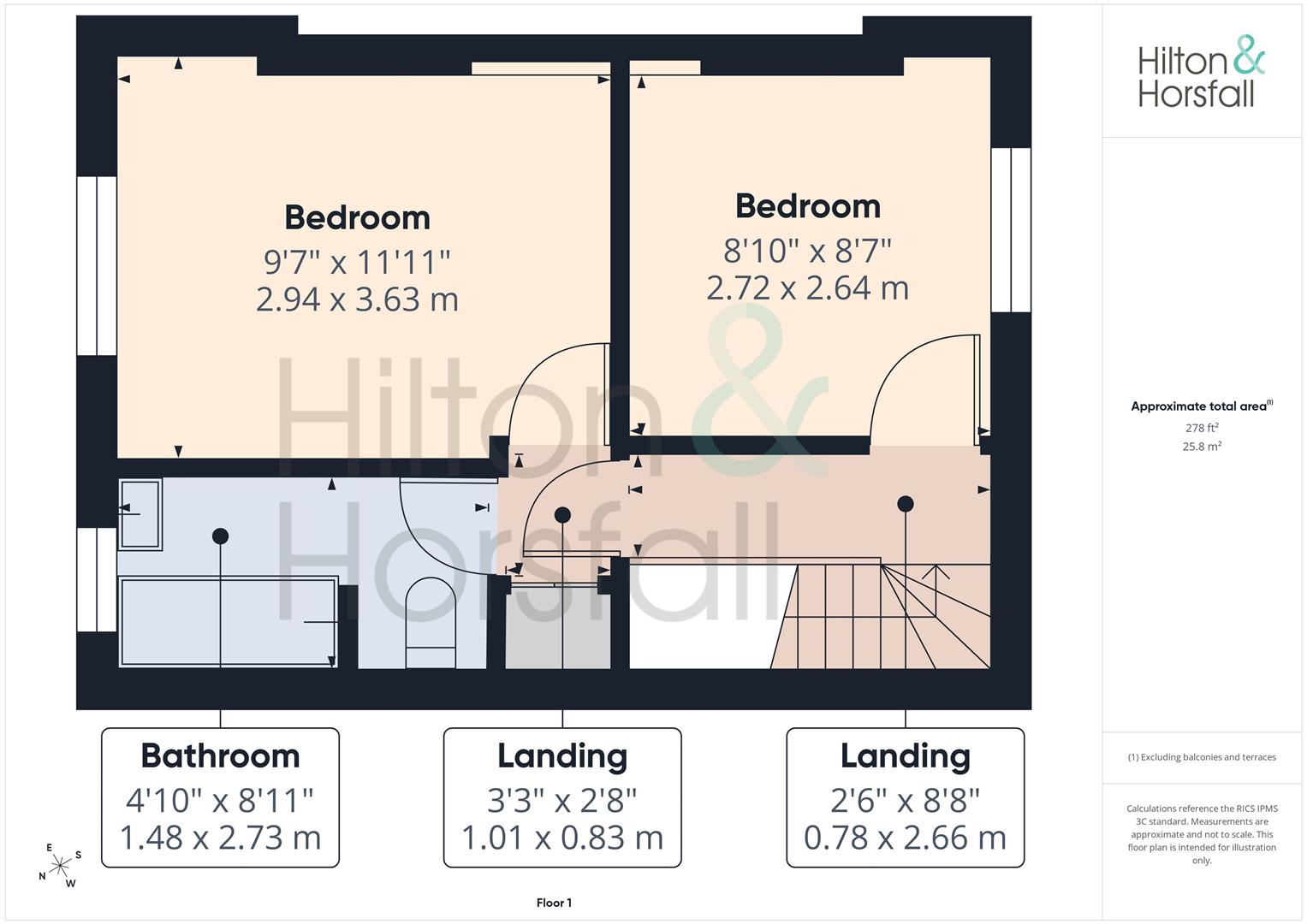 1, Pasture Lane, Barrowford floorplan