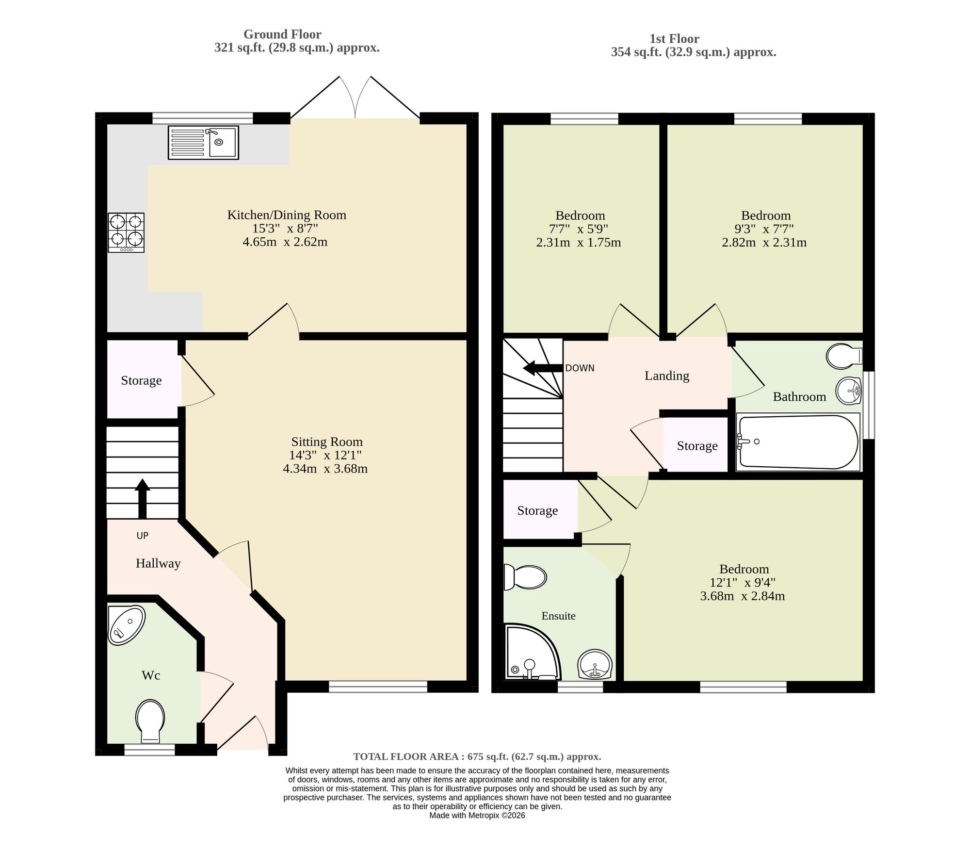 5 Portobello Drive, Great Yarmouth floorplan