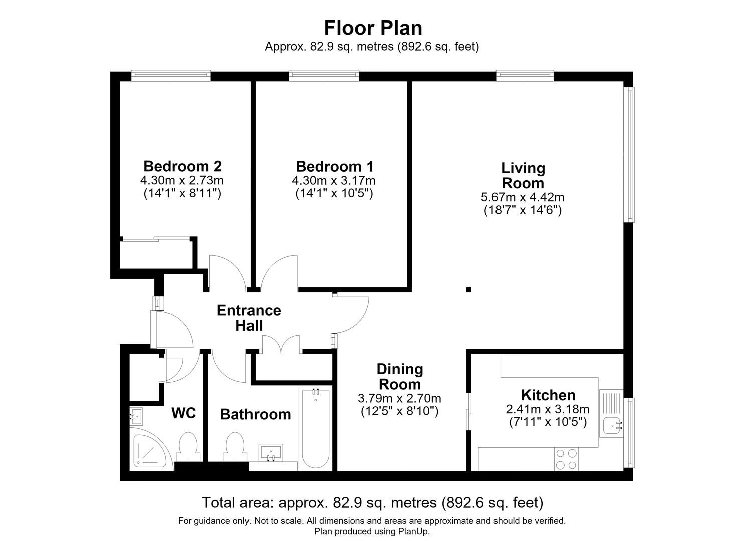 2, Amhurst Court, Cambridge floorplan