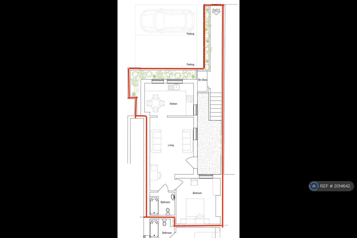 Seaside, Eastbourne floorplan