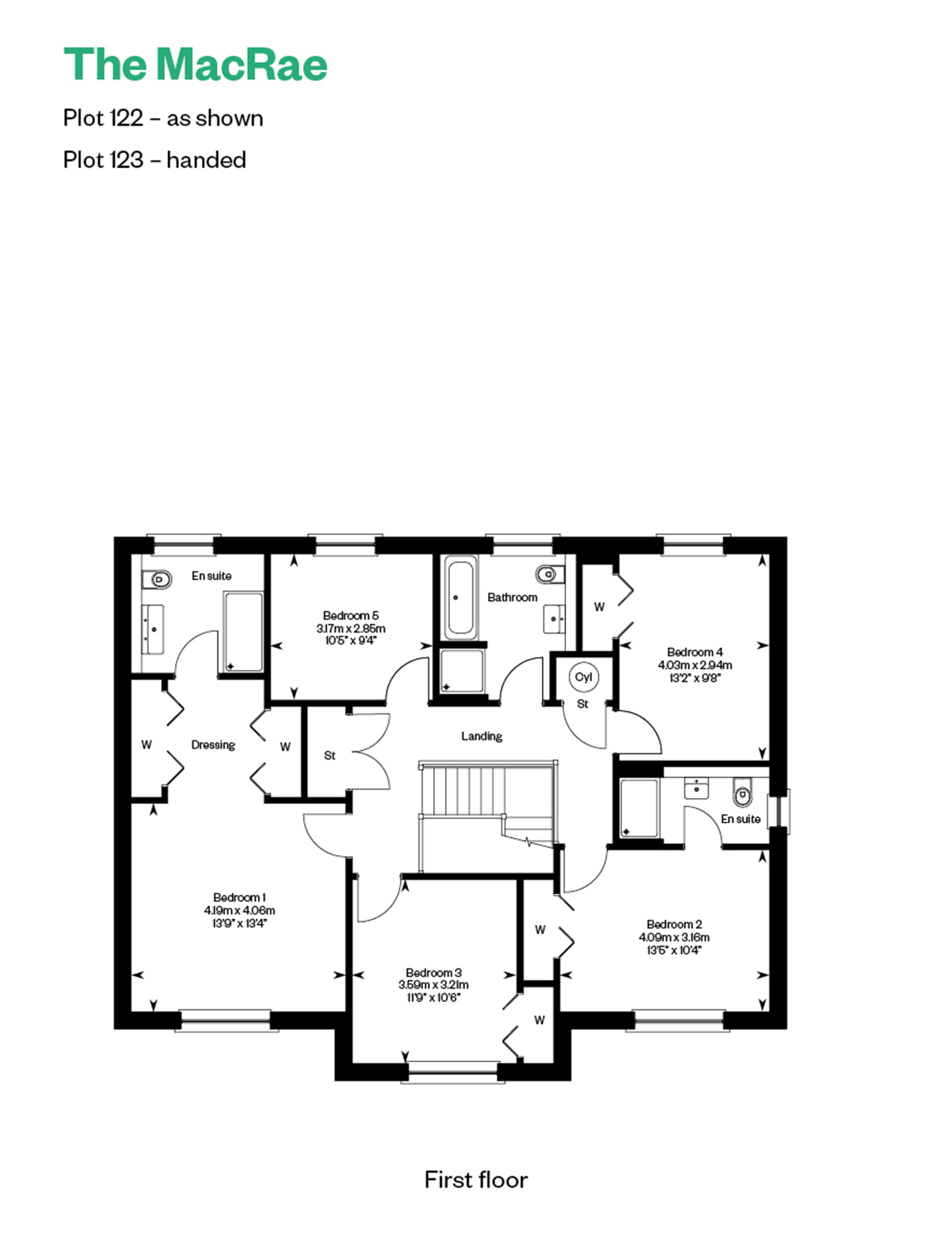 "Macrae" at Willow Park Drive, Penicuik EH26, 5 bedroom detached house