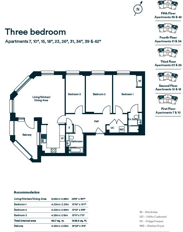15 Greystone Mansions, Fielders Crescent, Barking floorplan
