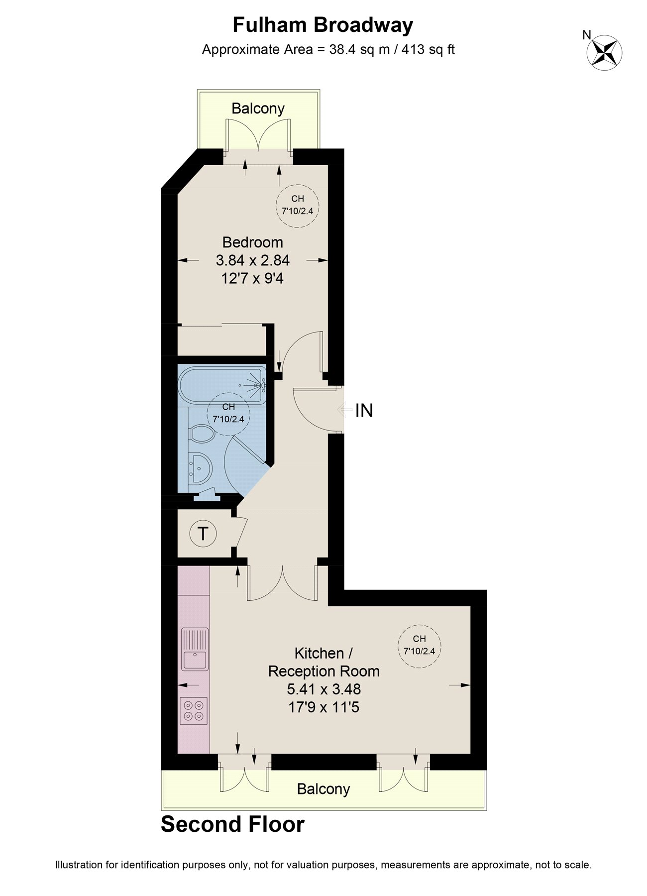 Fulham Broadway, London floorplan