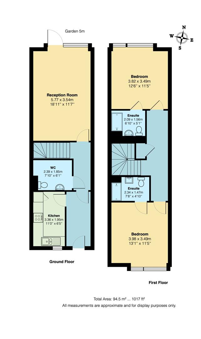 42, Hickman Avenue, Highams Park floorplan