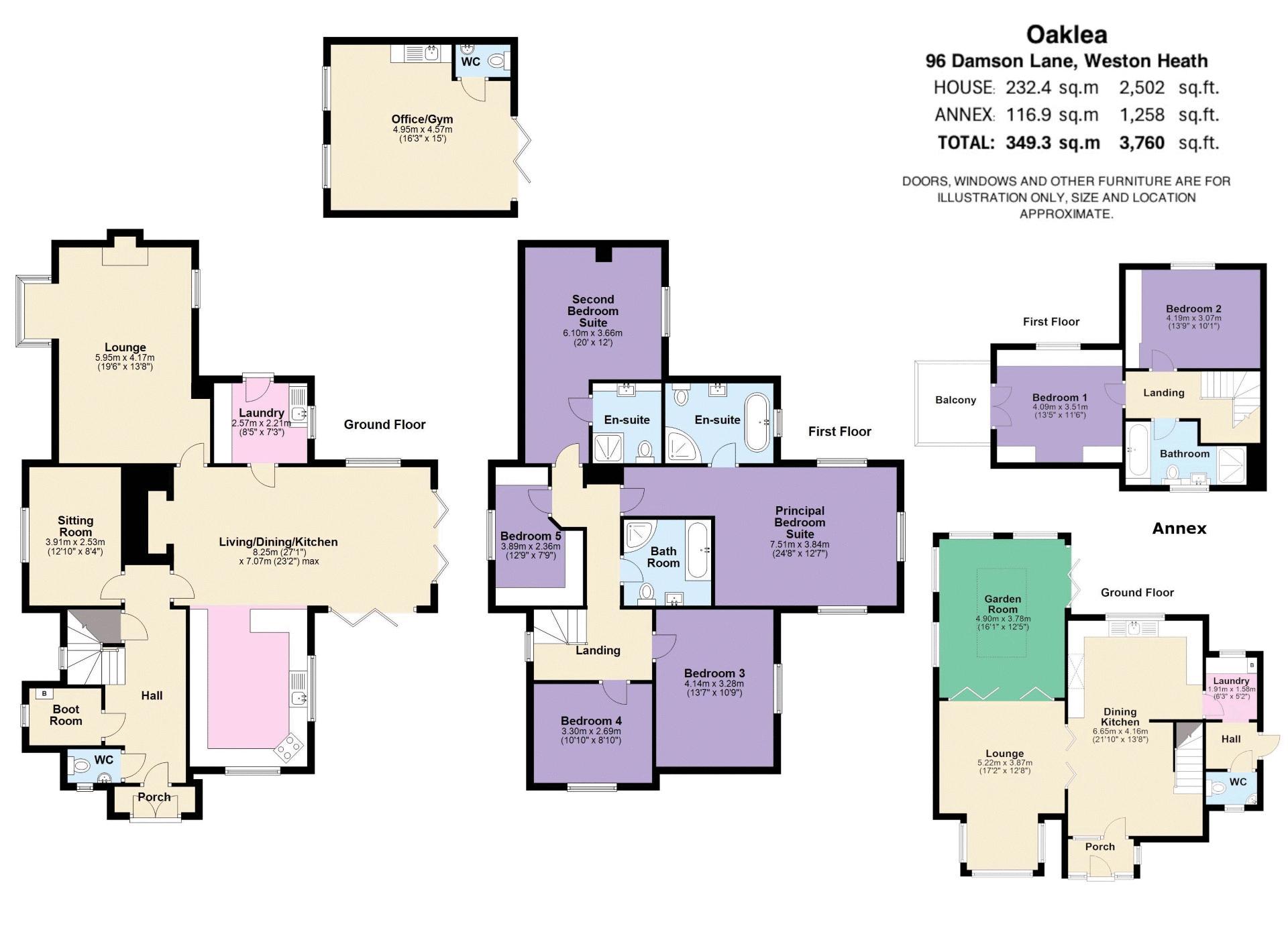 Oaklea, 96 Damson Lane, Shifnal floorplan