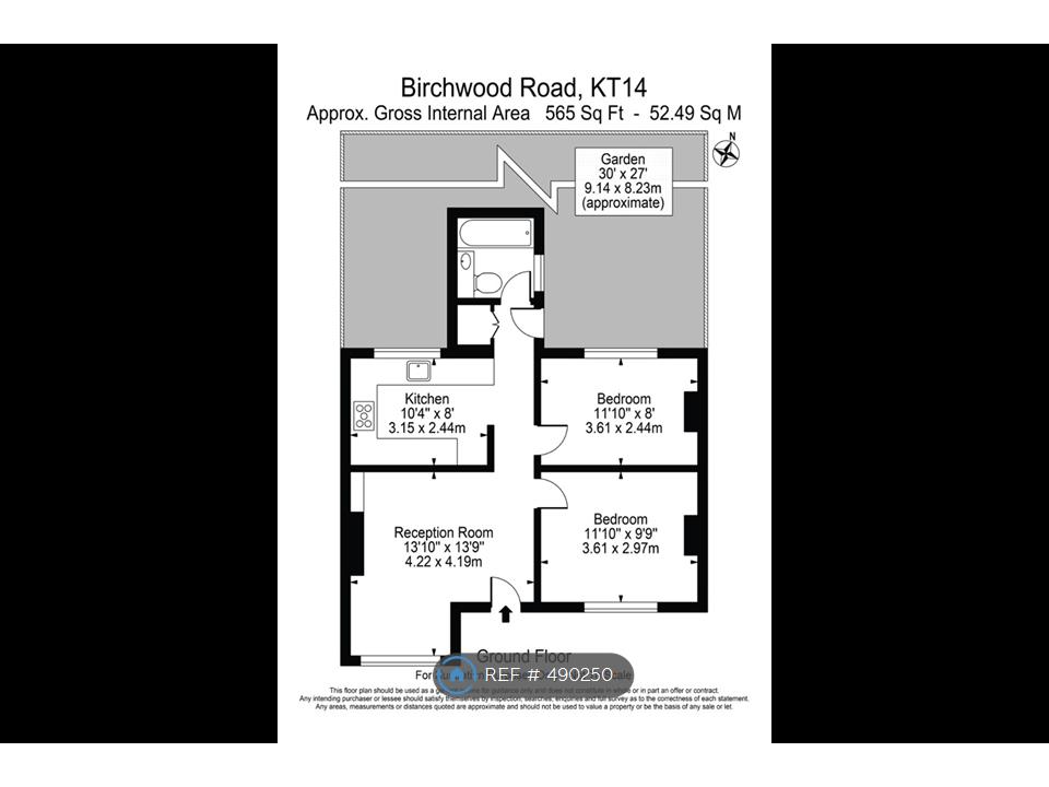 2 Bedrooms Maisonette to rent in Birchwood Road, West Byfleet KT14