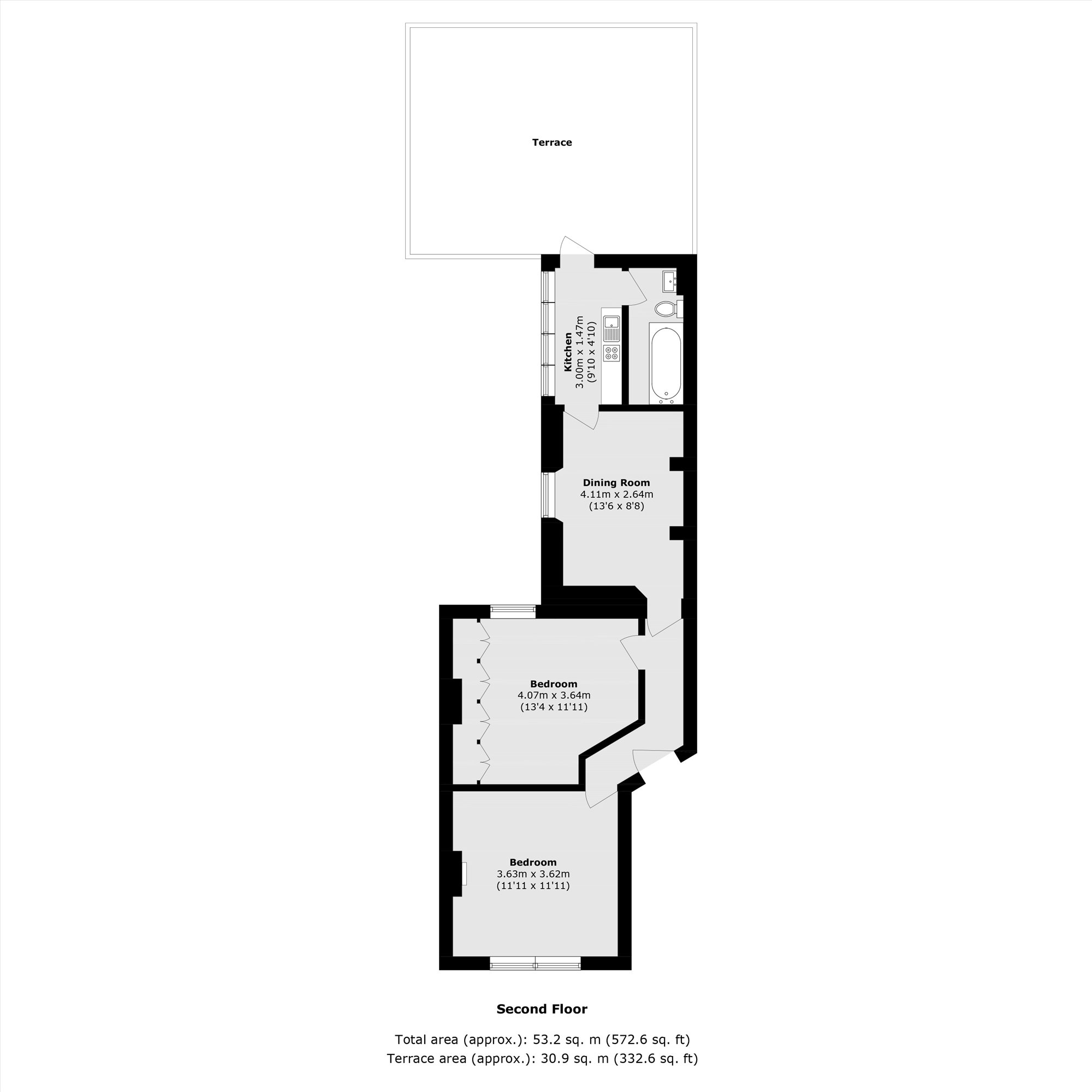 93, Iliffe Street, London floorplan