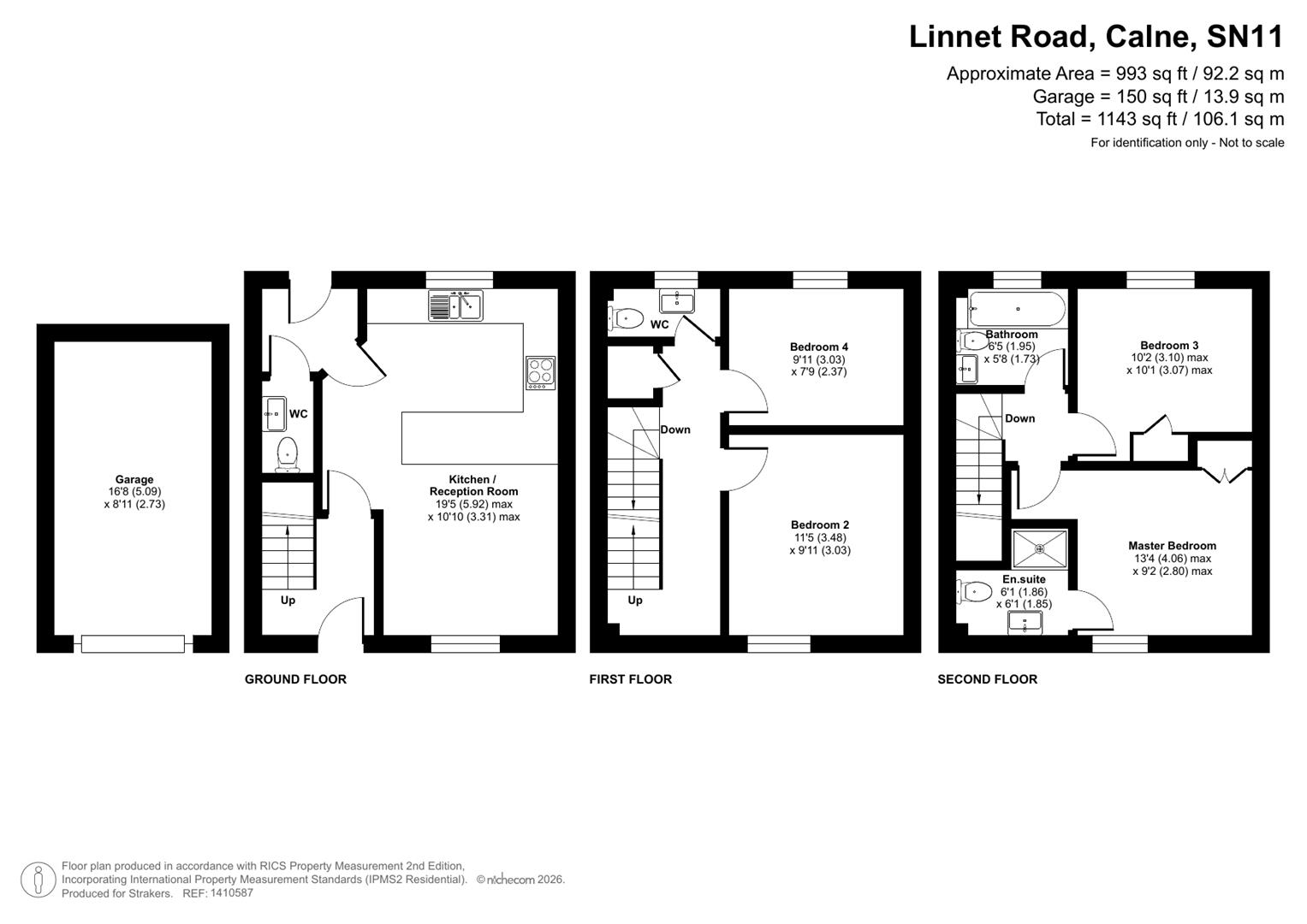 49, Linnet Road, Calne floorplan