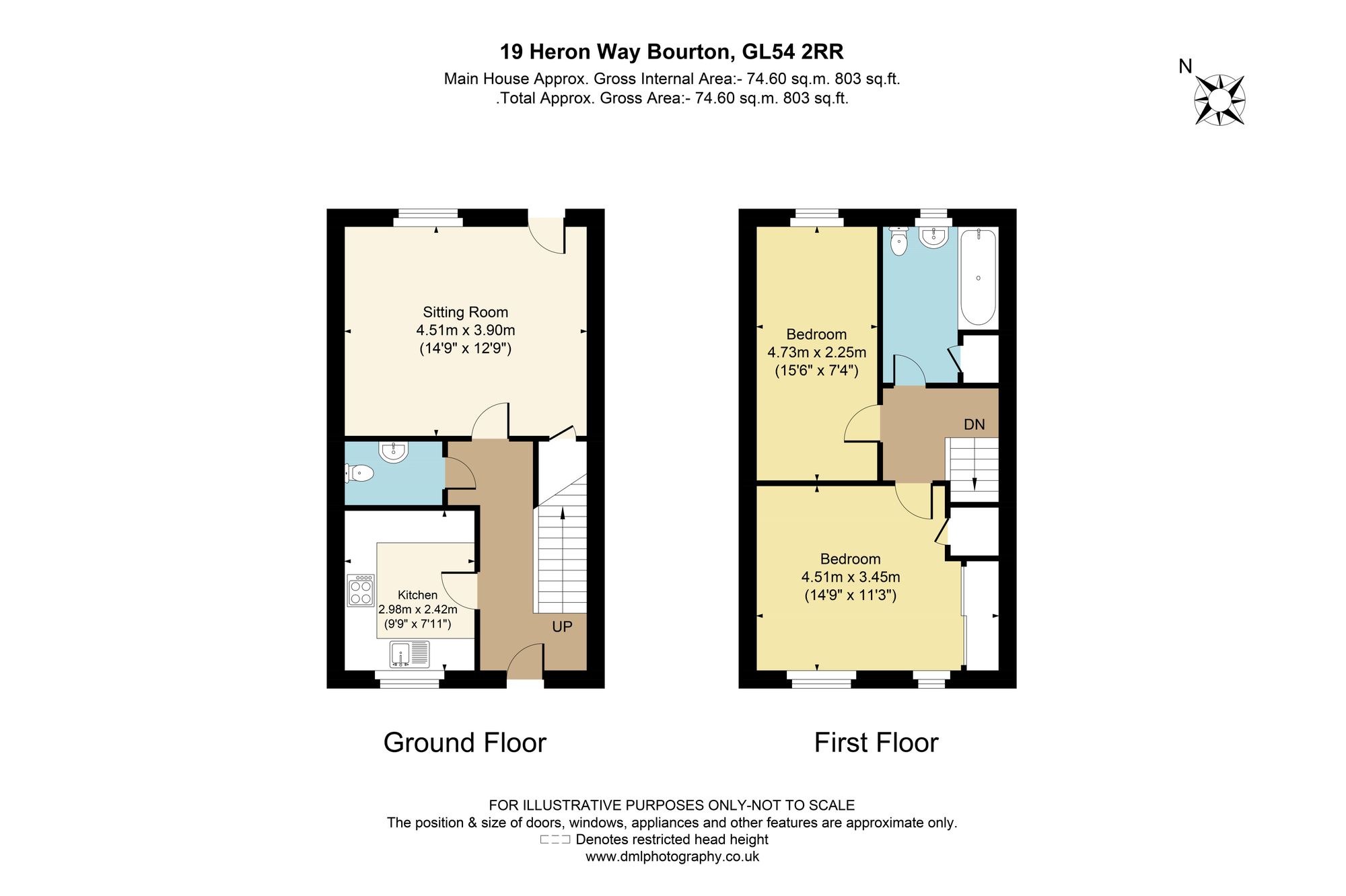 19 Heron Close, Cheltenham floorplan