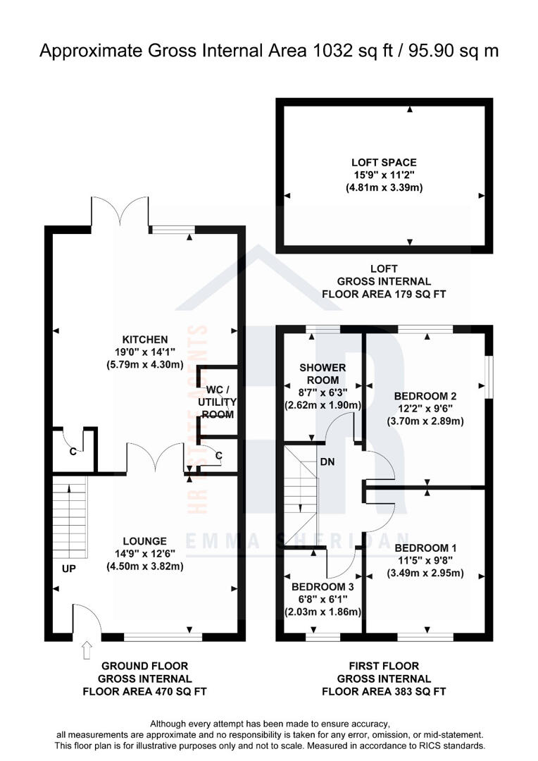 39, Orion Crescent, Coventry floorplan