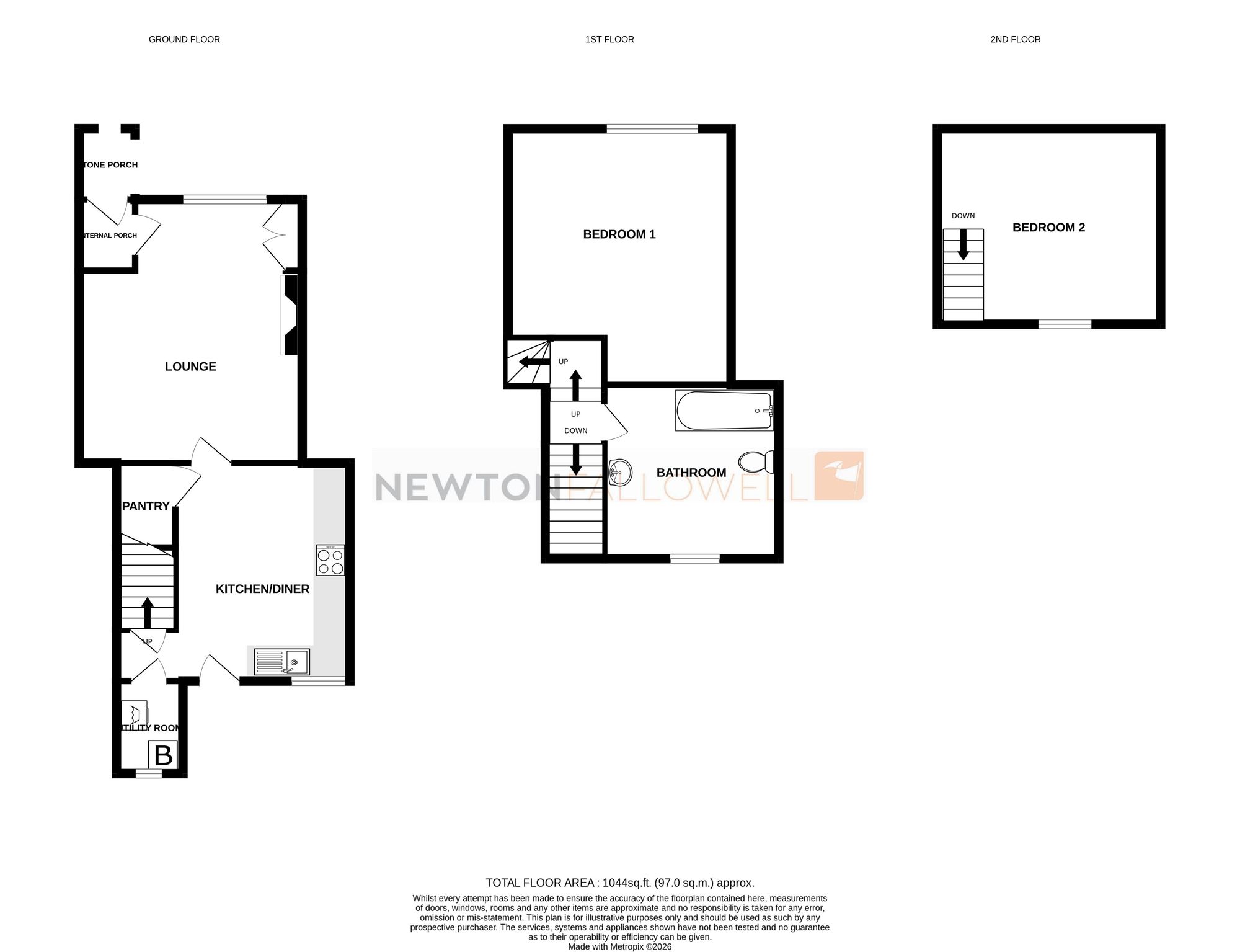 5 High Road, Grantham floorplan