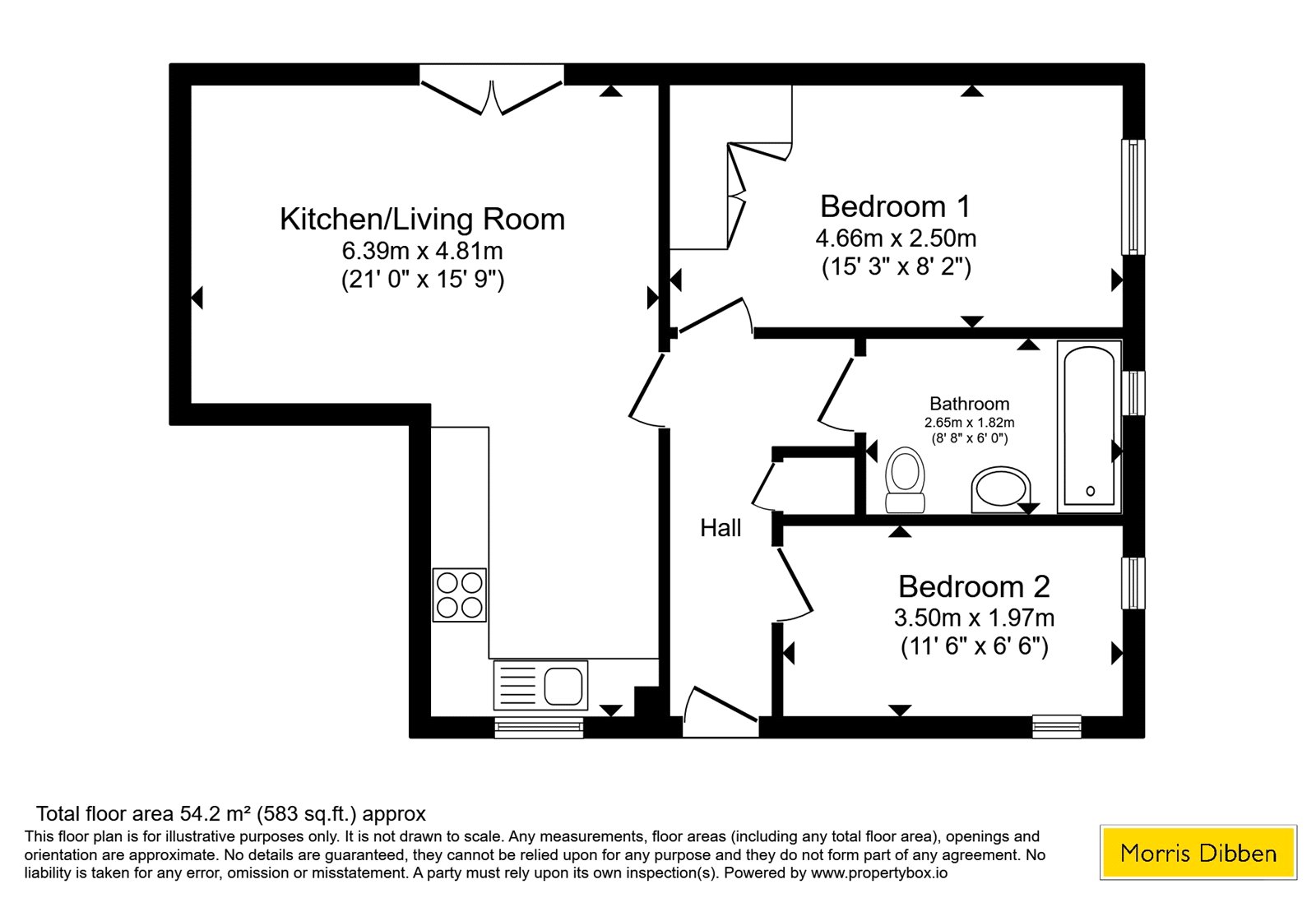Flat 27, Central Park, 8, Palmerston Road, Hampshire floorplan