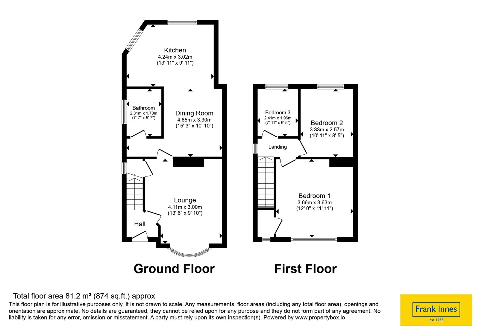 33, Hanbury Road, Derby floorplan