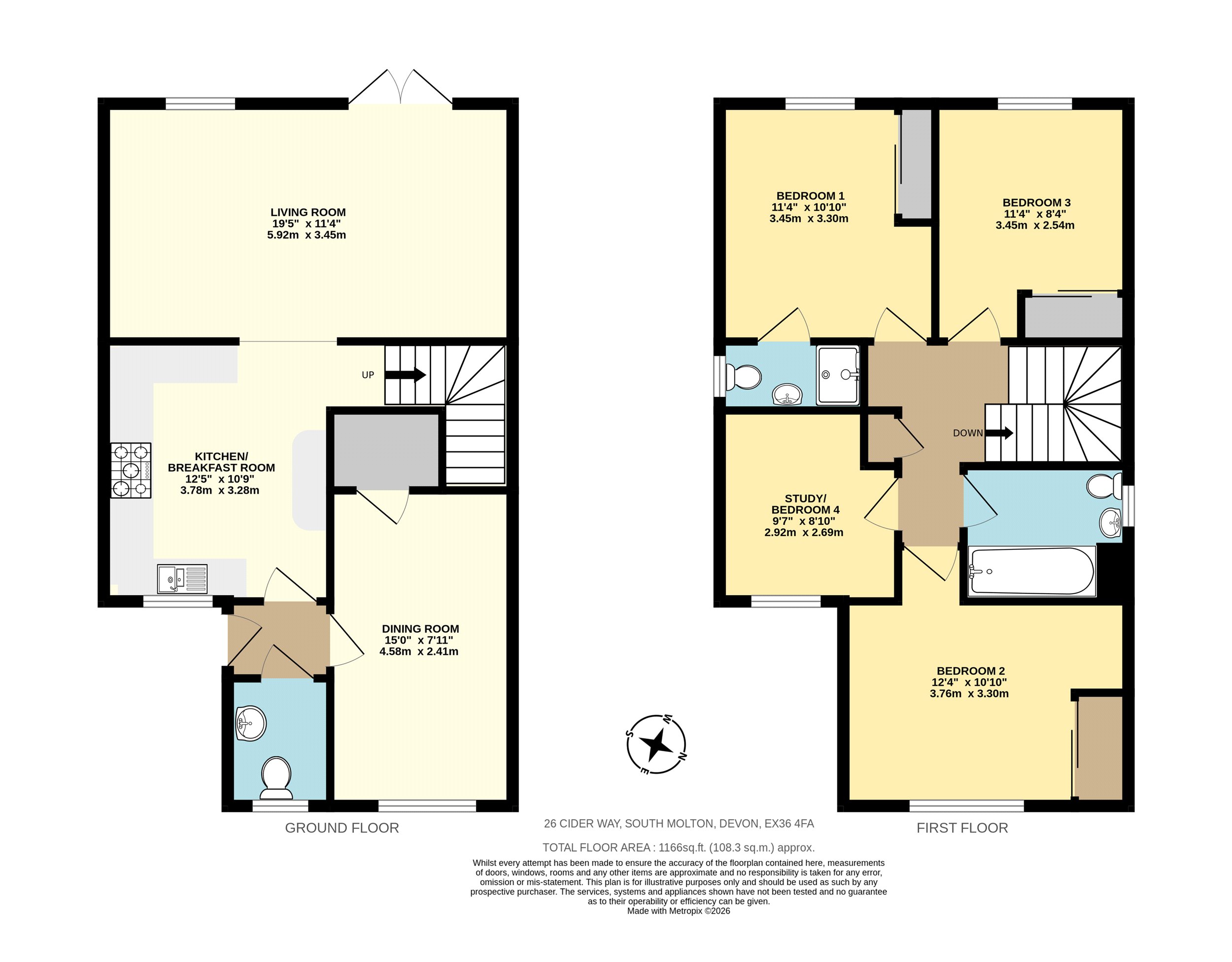 26, Cider Way, Devon floorplan