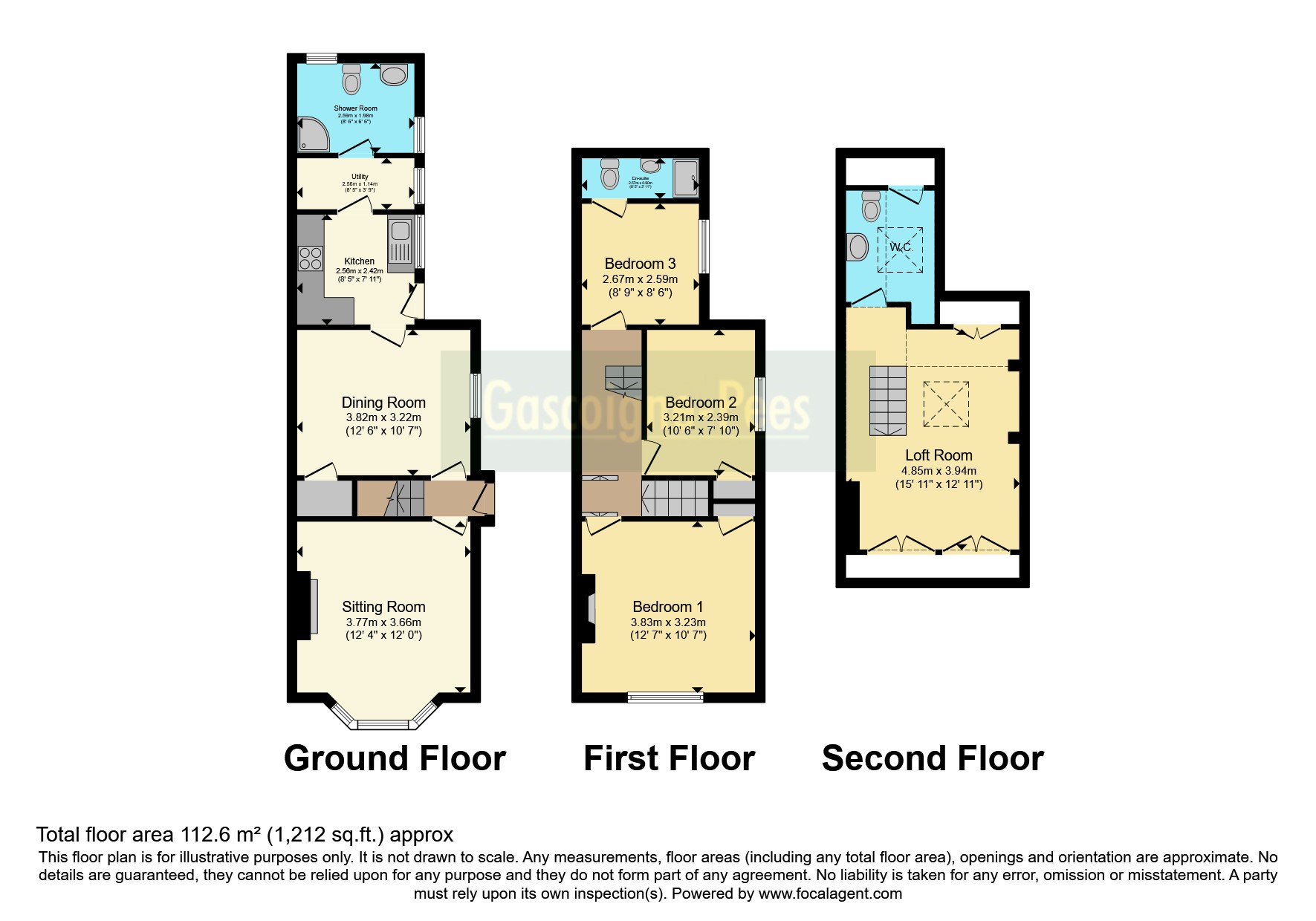 1 Sydney Villas, 2, Norwood Hill Road, Horley floorplan
