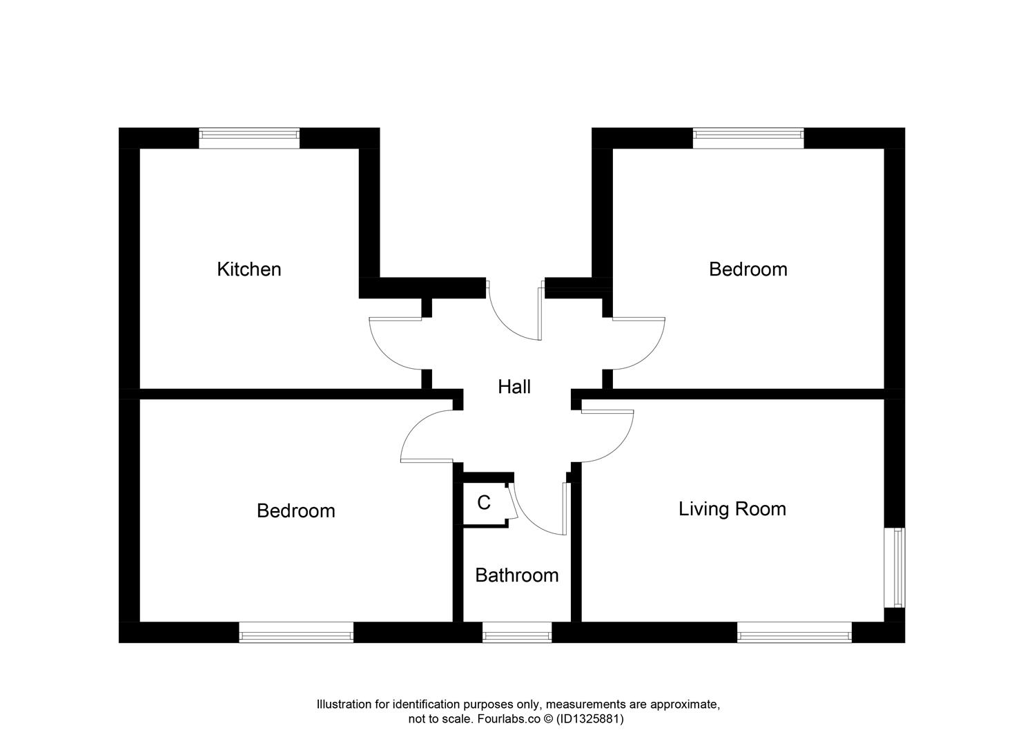 Flat 2, 197, Glasgow Road, Perth floorplan