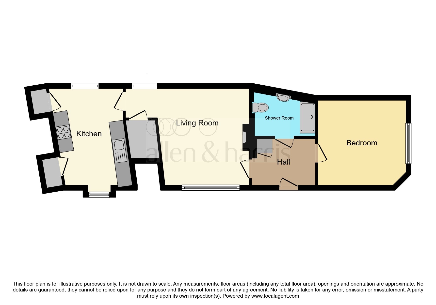 Flat 7, Riverside Cottage, Mill Street, Witney floorplan