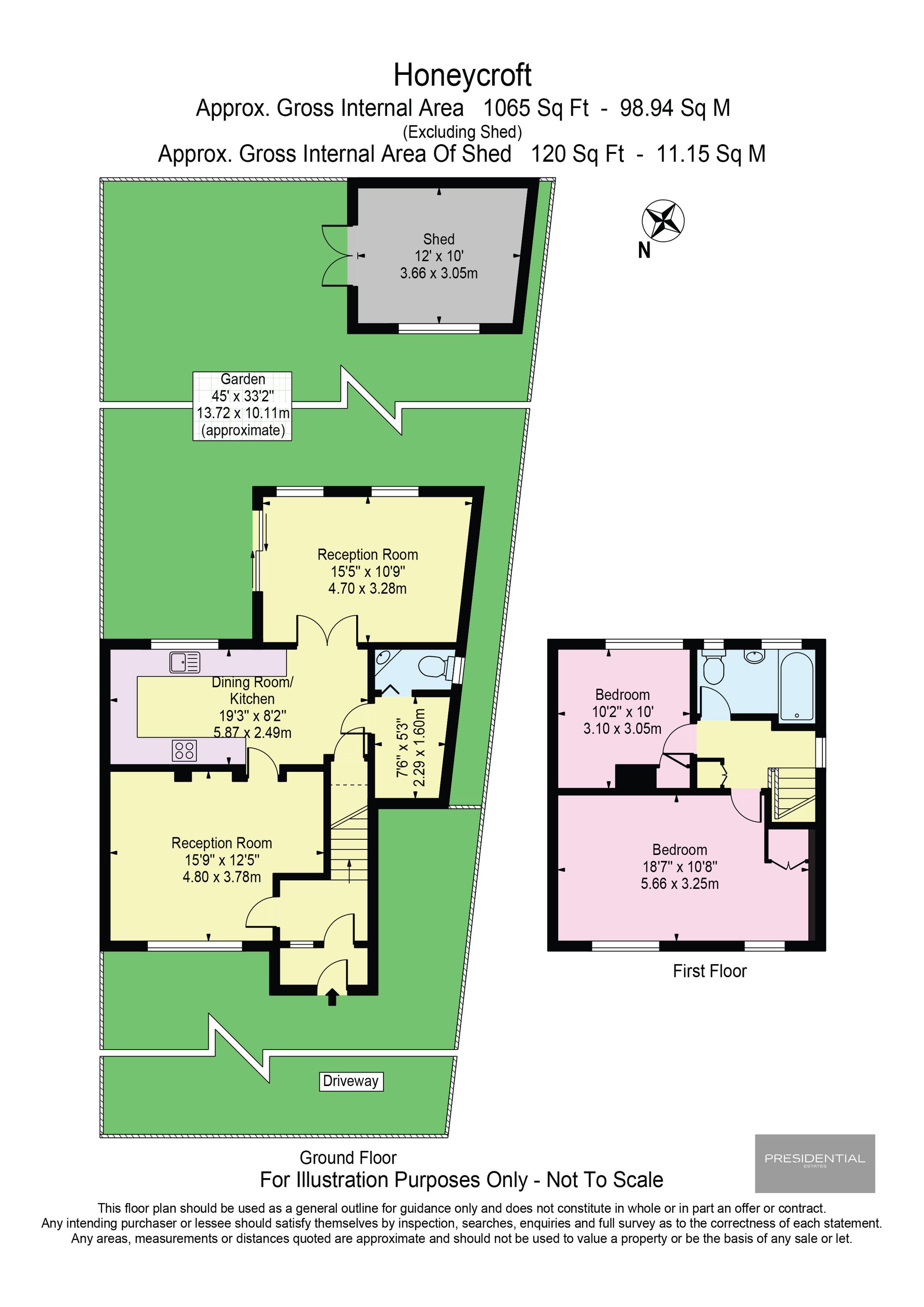 27 Honeycroft, Loughton floorplan