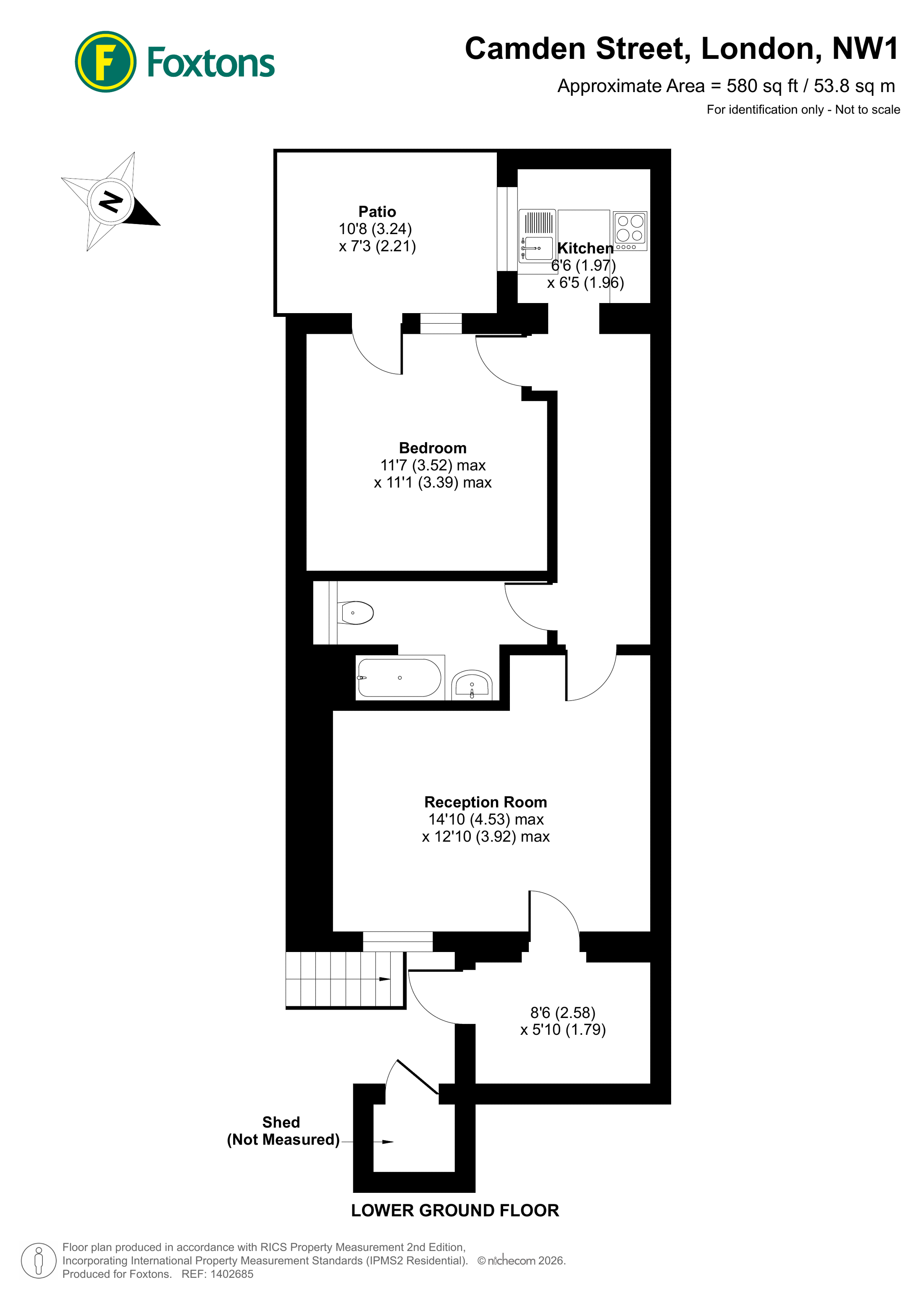 Camden Street, Camden Town floorplan