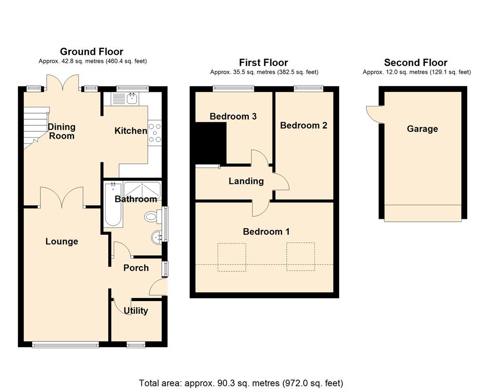 3 Bedrooms  for sale in Raithby Drive, Hawkley Hall, Wigan WN3