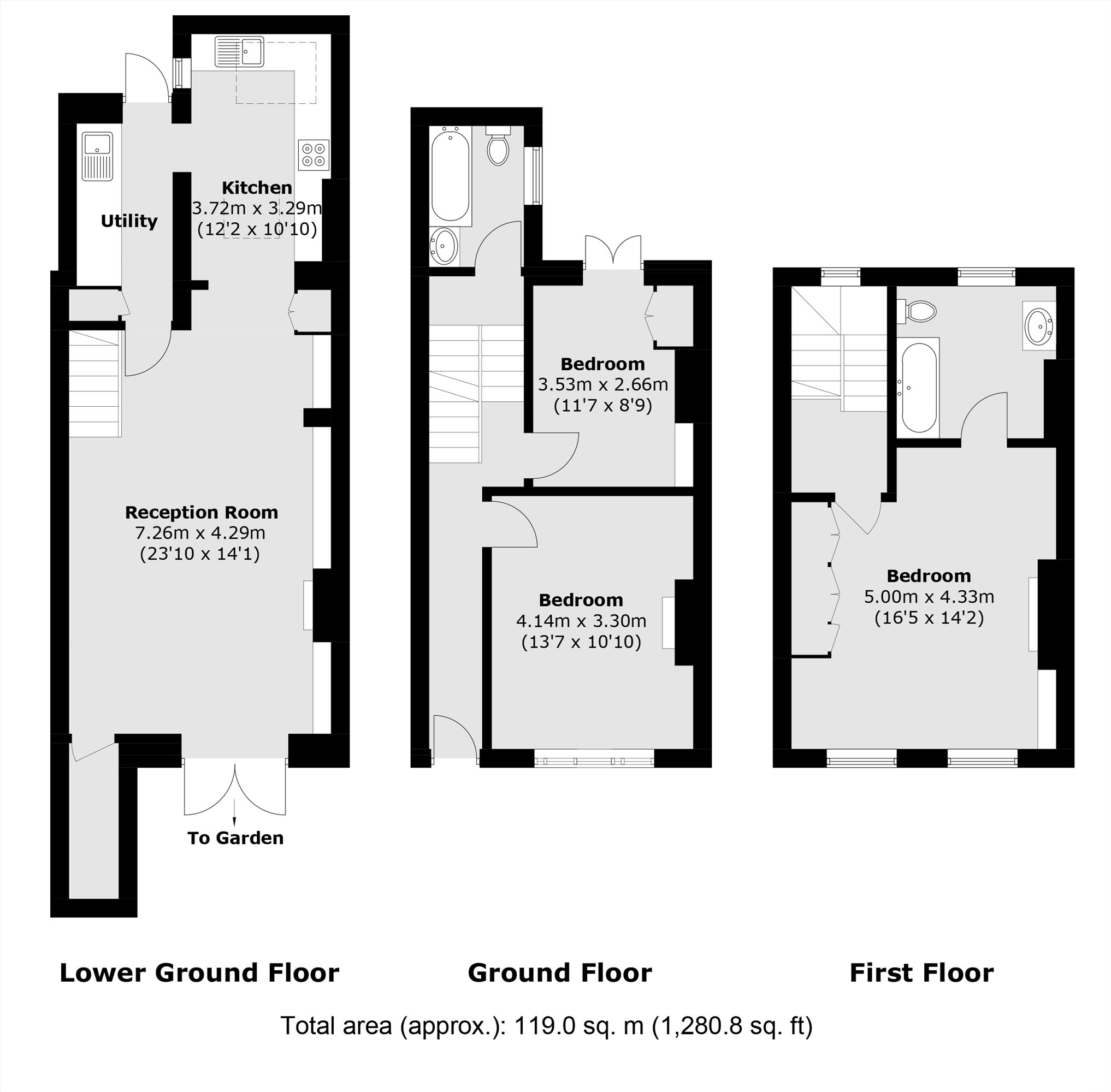 9, Chancellors Street, London floorplan