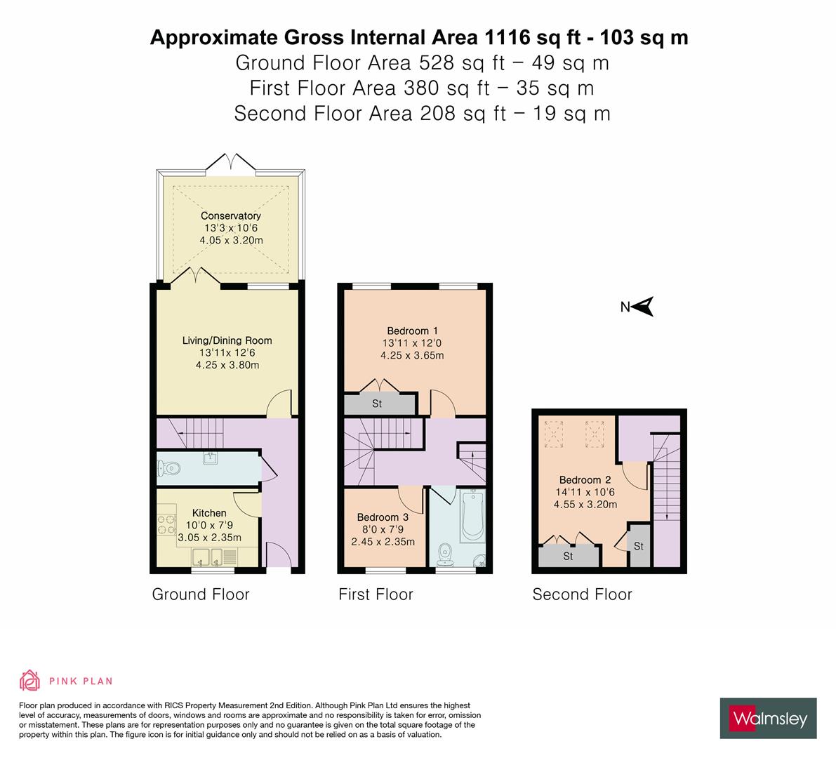 6, Bluebell Gardens, Reading floorplan