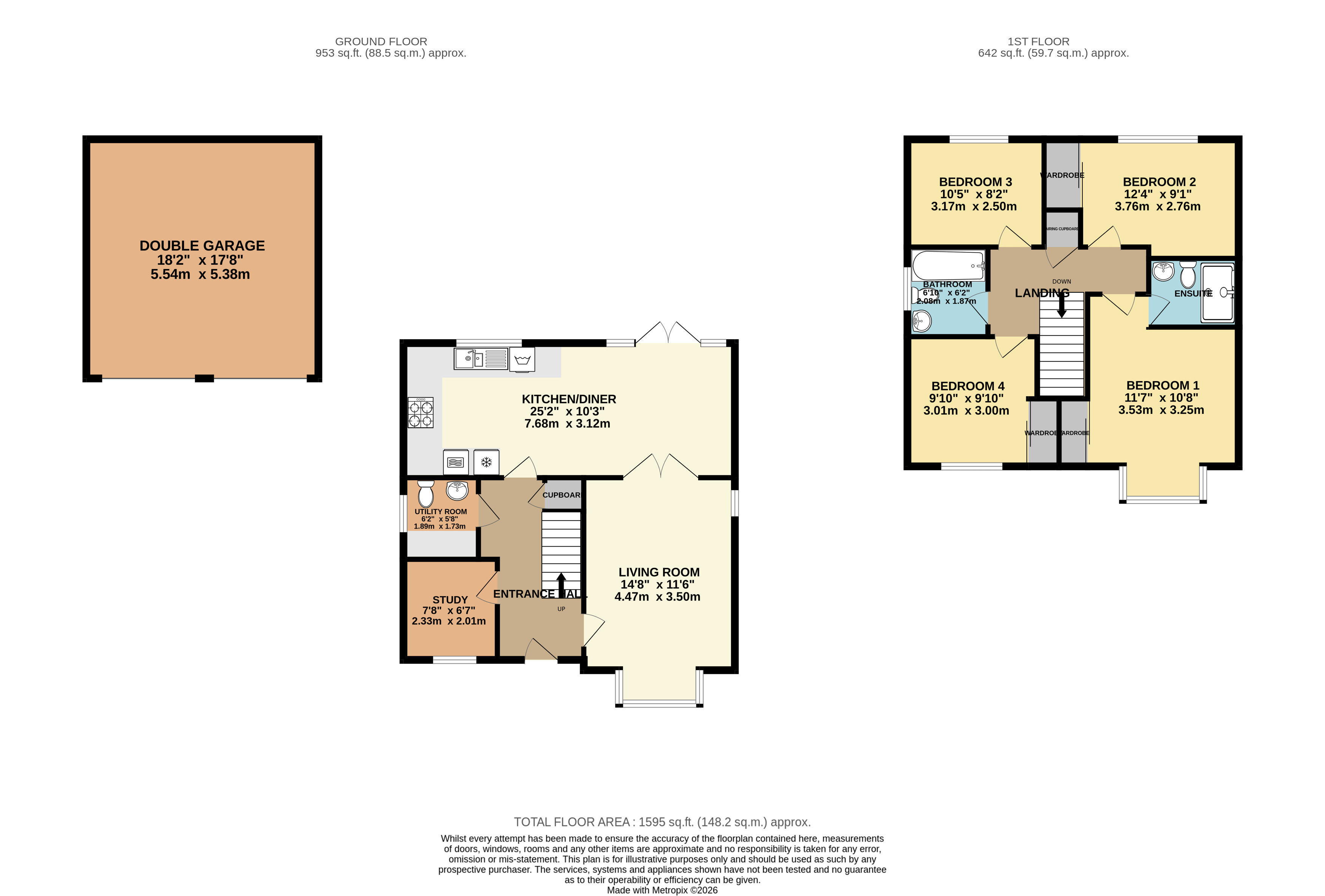 10 Hantone Close, Chivenor Barnstaple Devon, Barnstaple floorplan