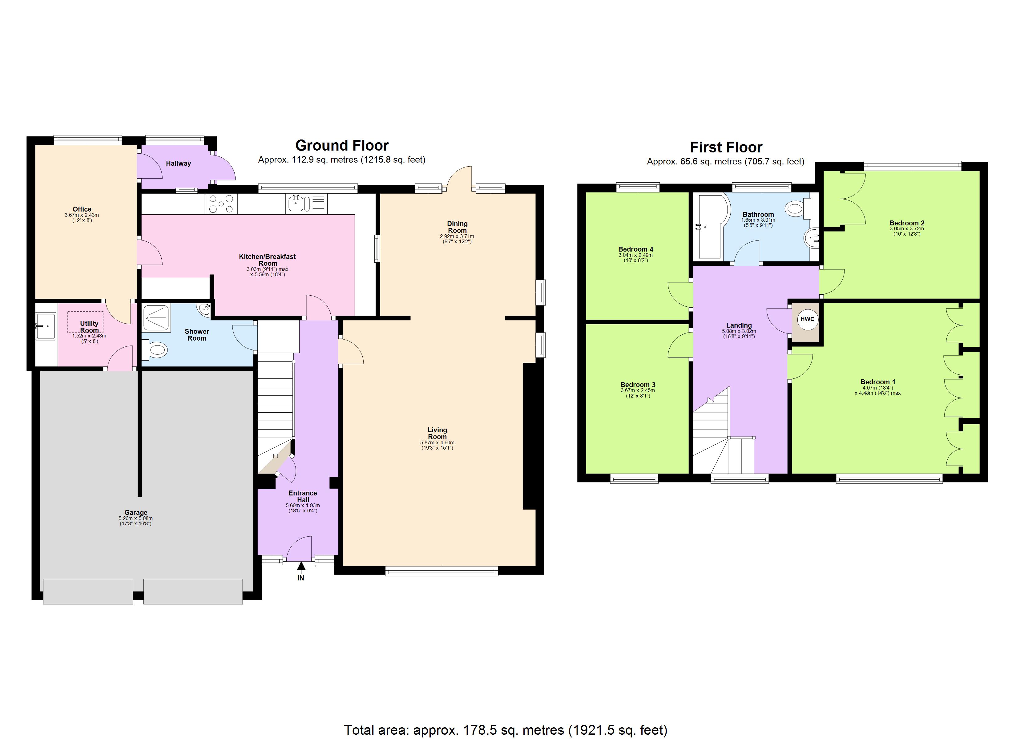 45, Bedmond Road, Hertfordshire floorplan
