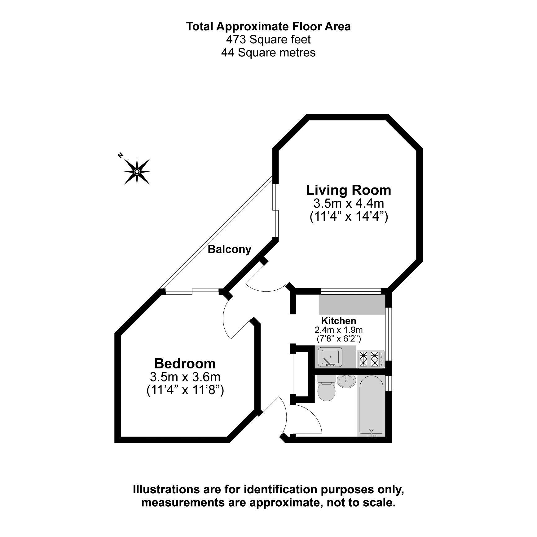 41 Sussex Keep,, Sussex Close, Slough floorplan