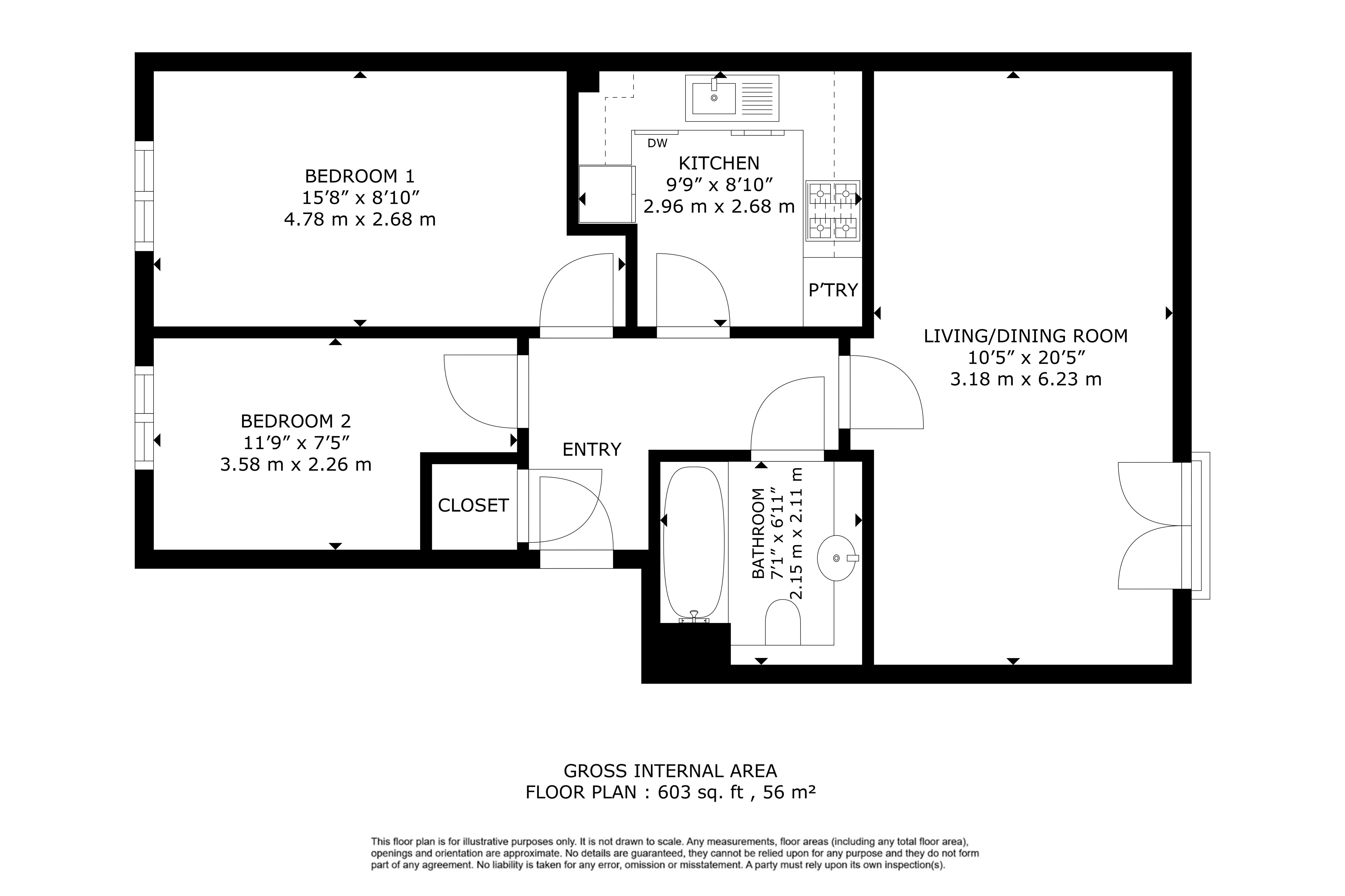 38,69, Bradgate Street, Leicester floorplan