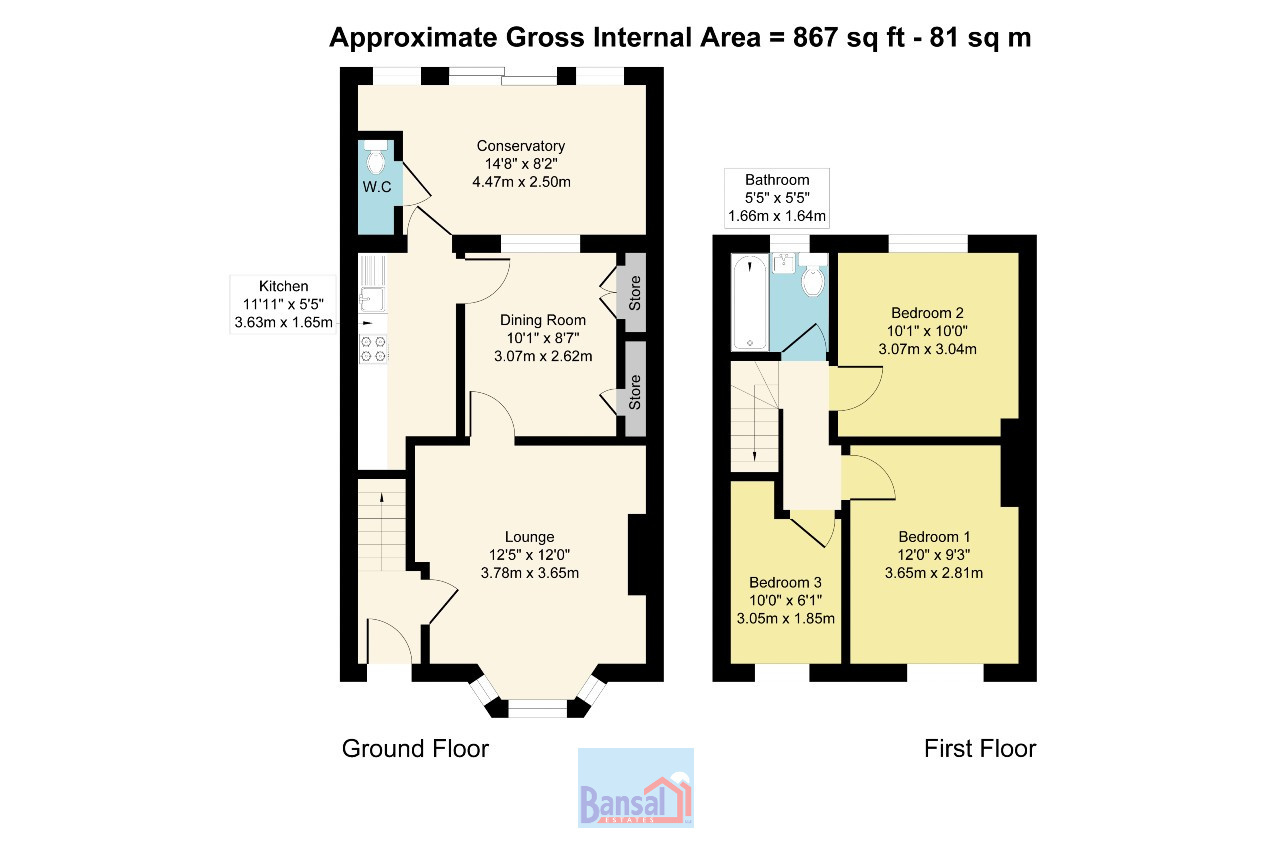35, Burnaby Road, Coventry floorplan