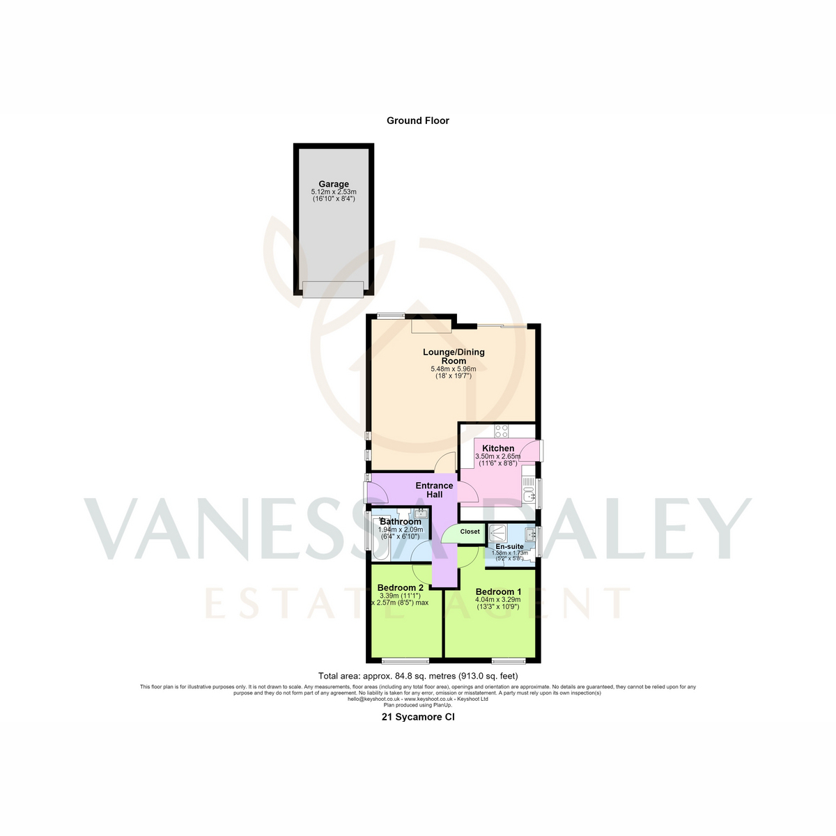 21, Sycamore Close, Preston floorplan