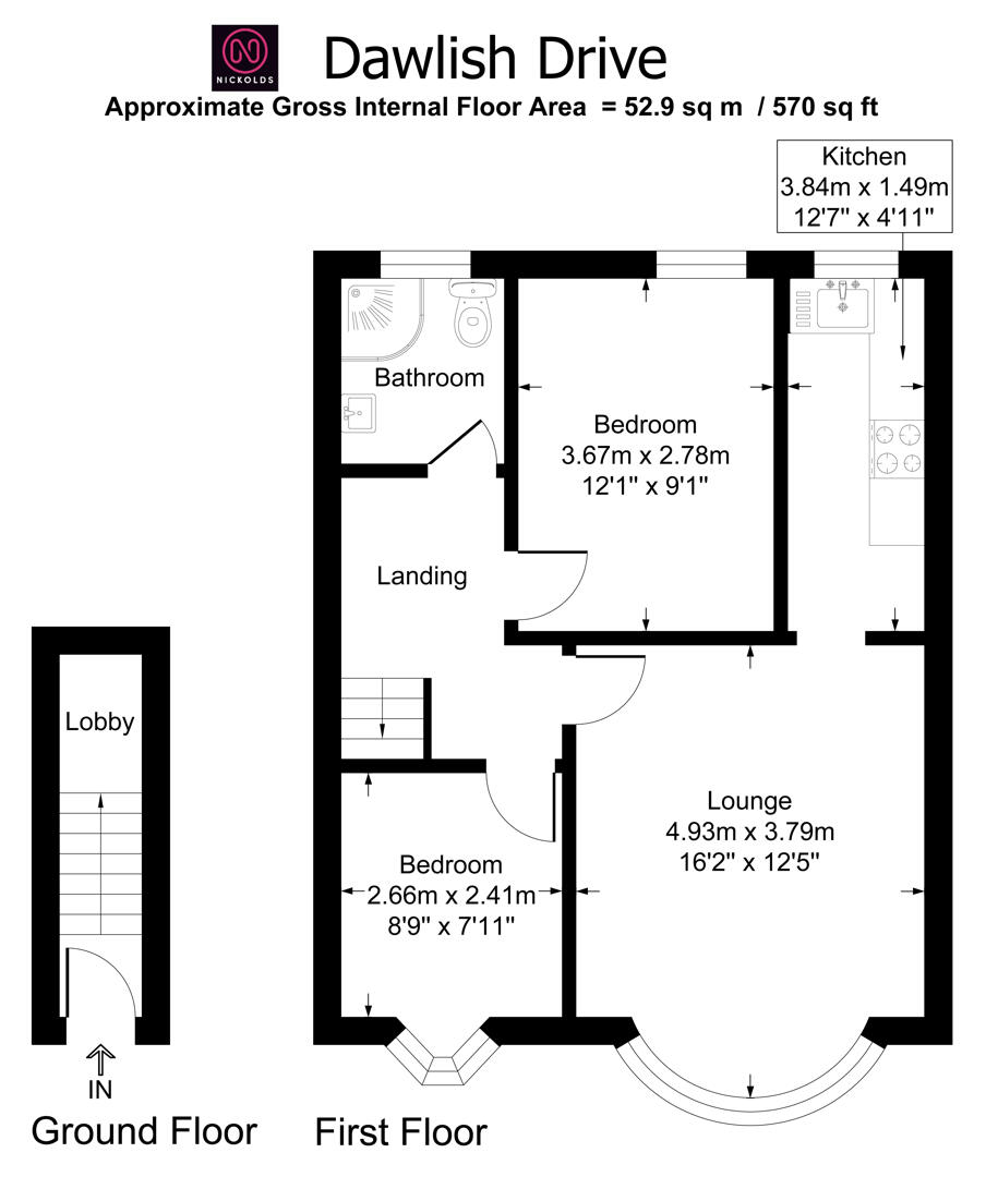 30, Dawlish Drive, Leigh-On-Sea floorplan