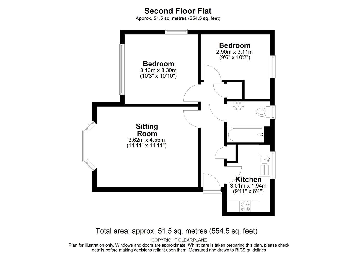 25, Colebrook Way, Andover floorplan