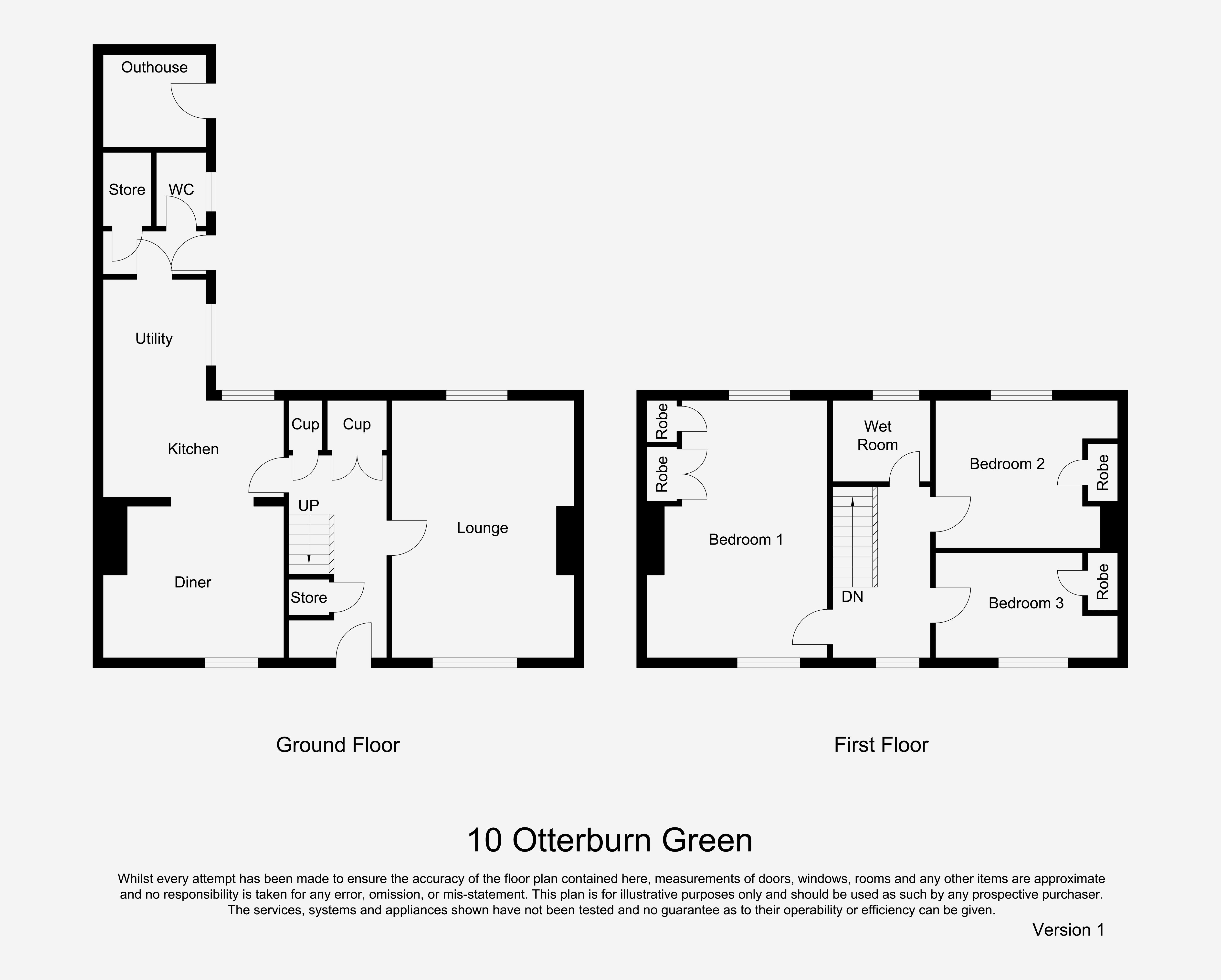 10, Otterburn Green, Newcastle Upon Tyne floorplan
