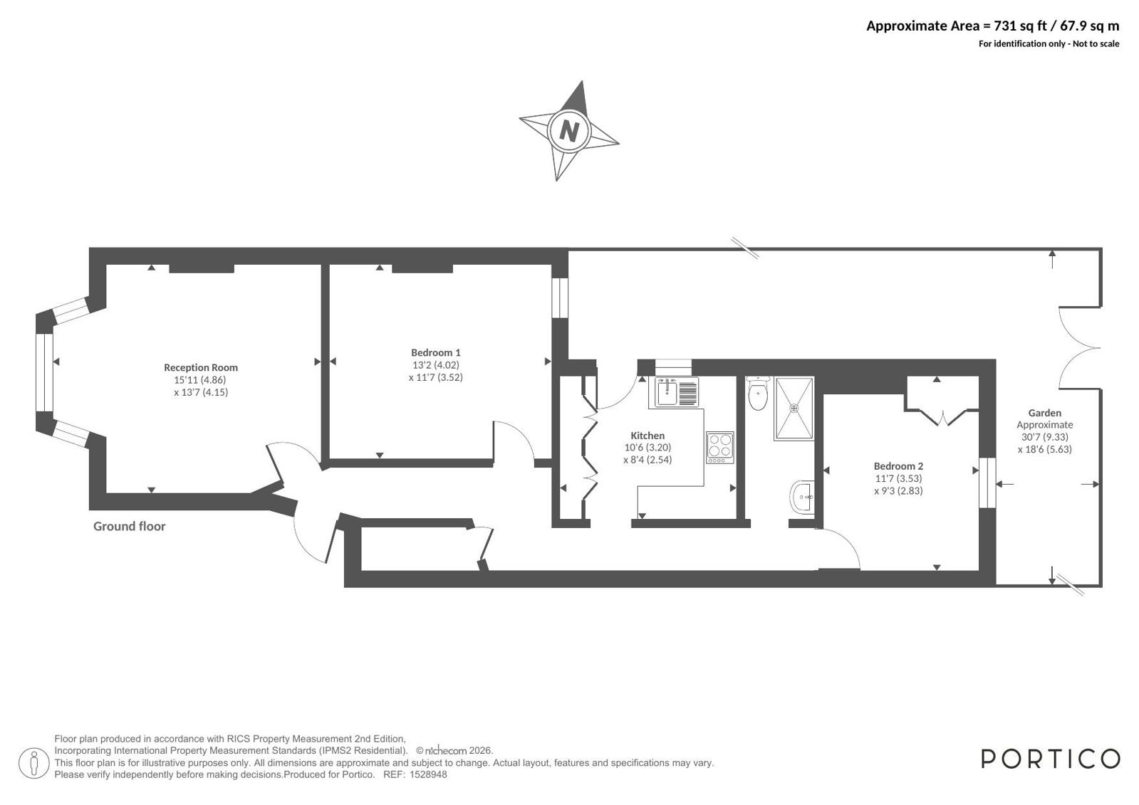 Third Avenue, London floorplan
