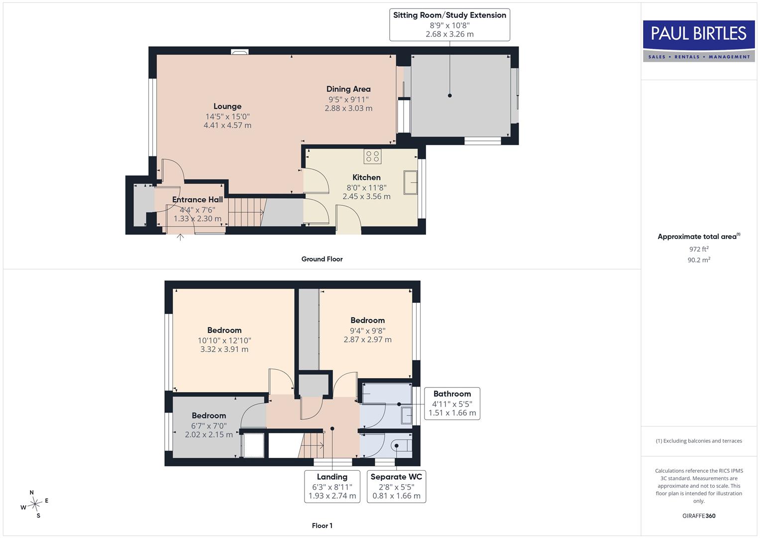 78, Stott Drive, Manchester floorplan