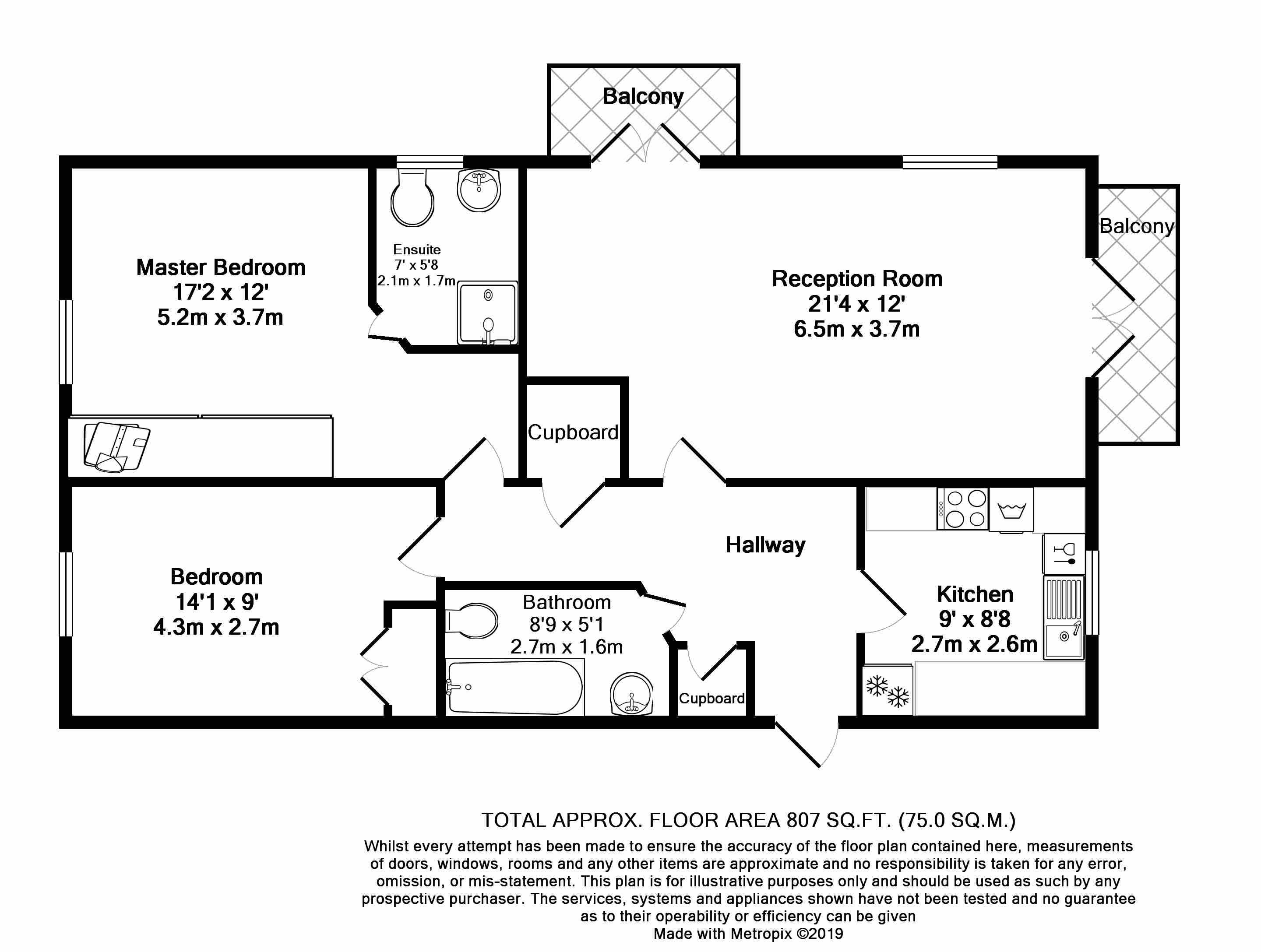 2 Bedrooms Flat to rent in Mayfield Court, London Road WD23