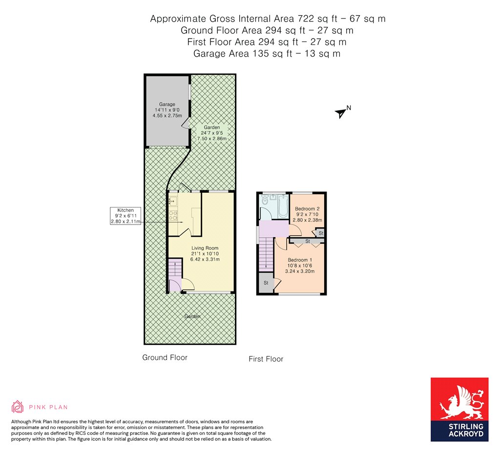 The Glade, StainesUponThames, Surrey TW18, 2 bedroom semidetached