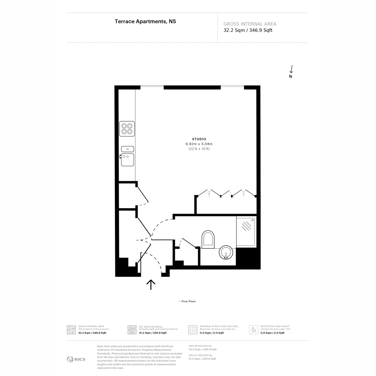 Drayton Park, London floorplan