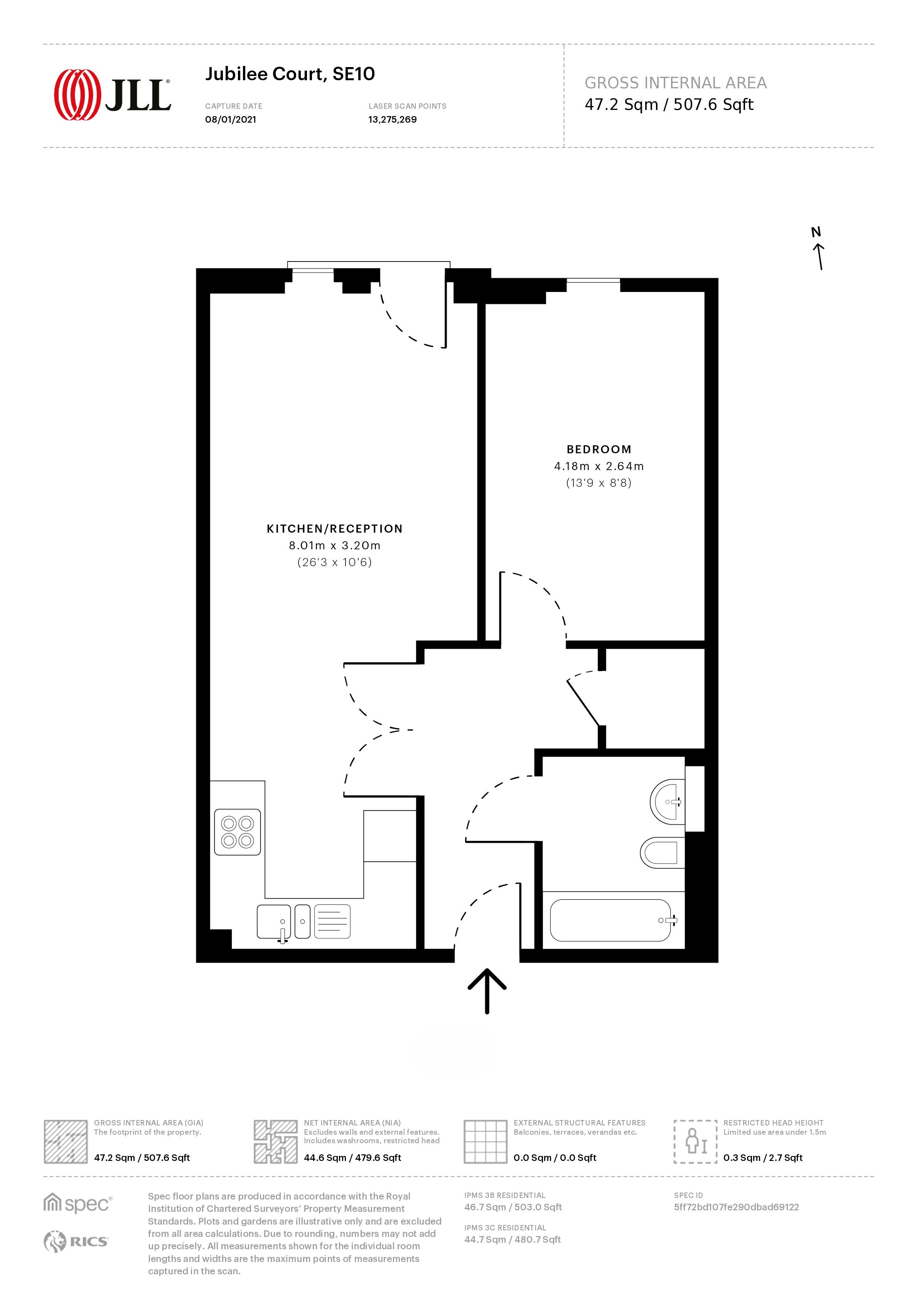 184, Jubilee Court, 8, Wood Wharf, London floorplan