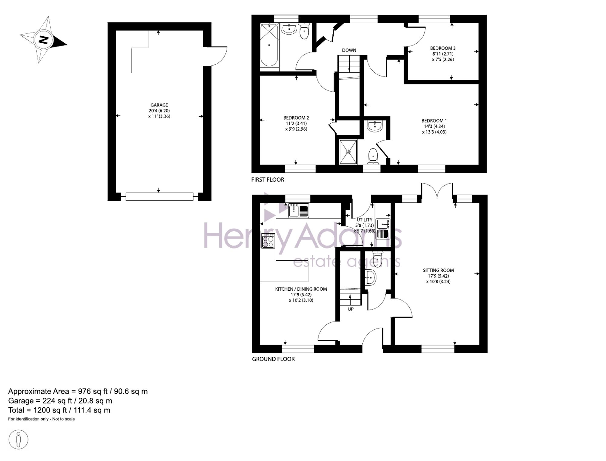 1 Toop Gardens, Chichester floorplan
