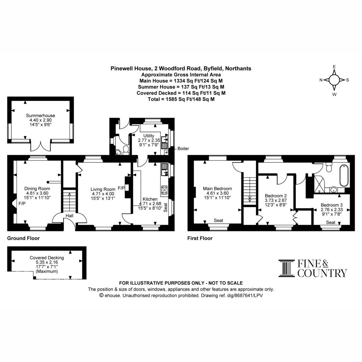 Pinewell House, 2, Woodford Road, Daventry floorplan