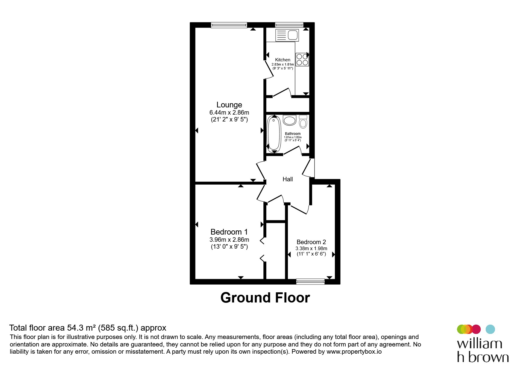 117, Bramham Drive, Harrogate floorplan