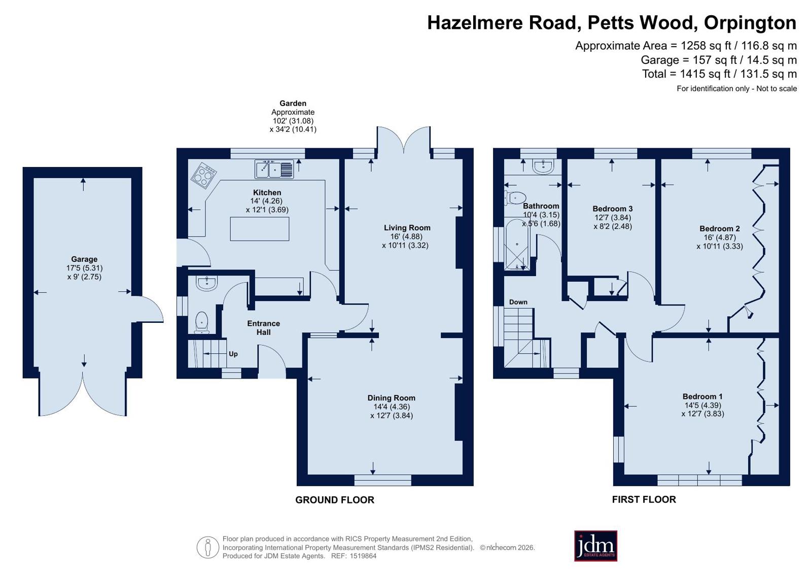29, Hazelmere Road, Orpington floorplan