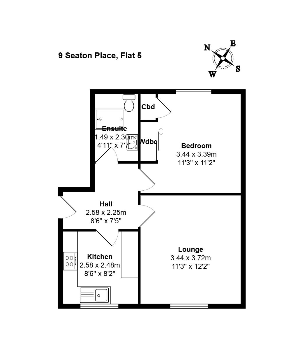 Flat 5, Aberdeen floorplan
